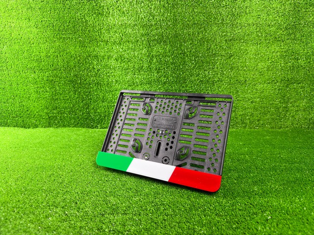 ITALYA RENKLERİ 3D KABARTMALI PLEKSİ MOTOR PLAKALIĞI