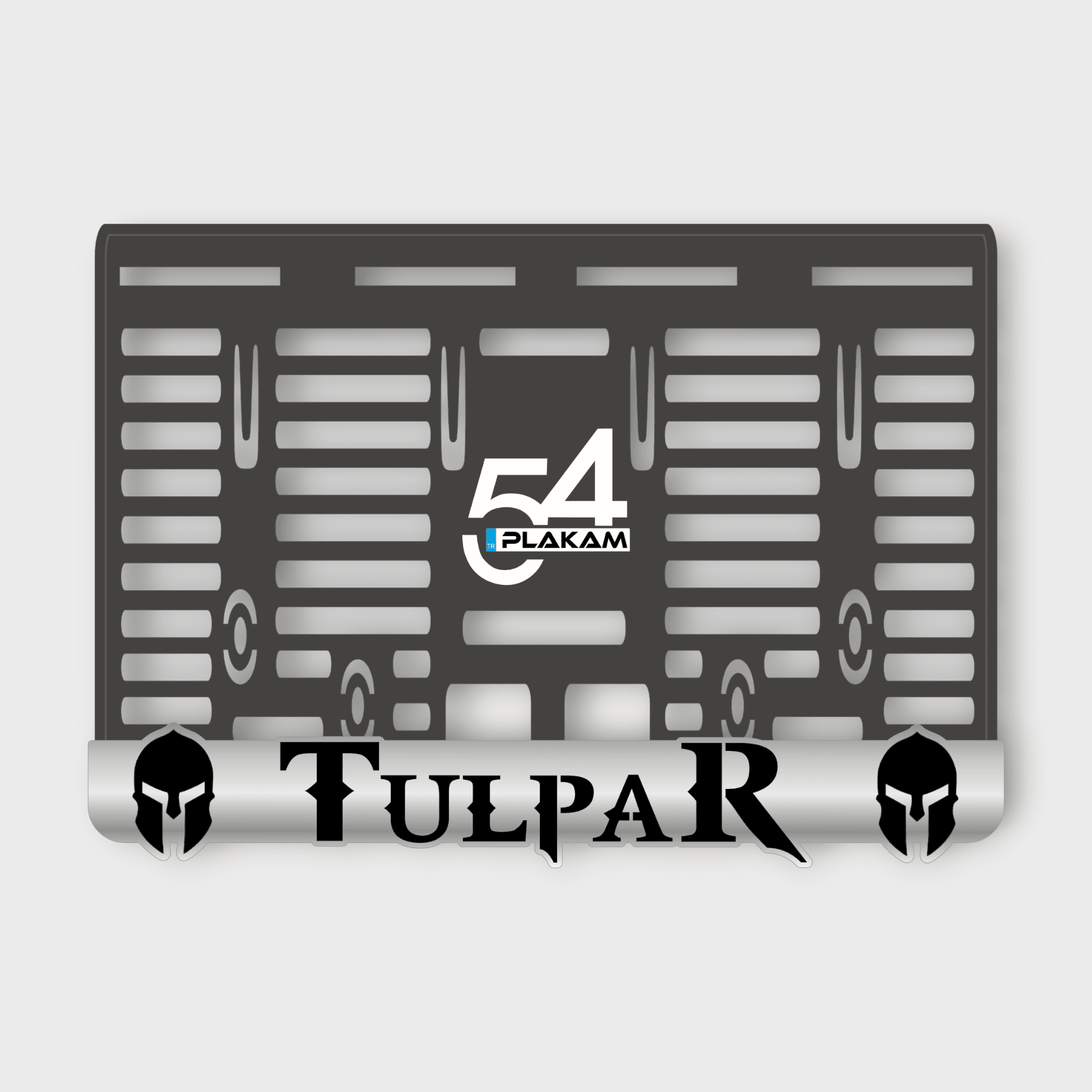 TULPAR 3D KABARTMALI PLEKSİ MOTOR PLAKALIĞI