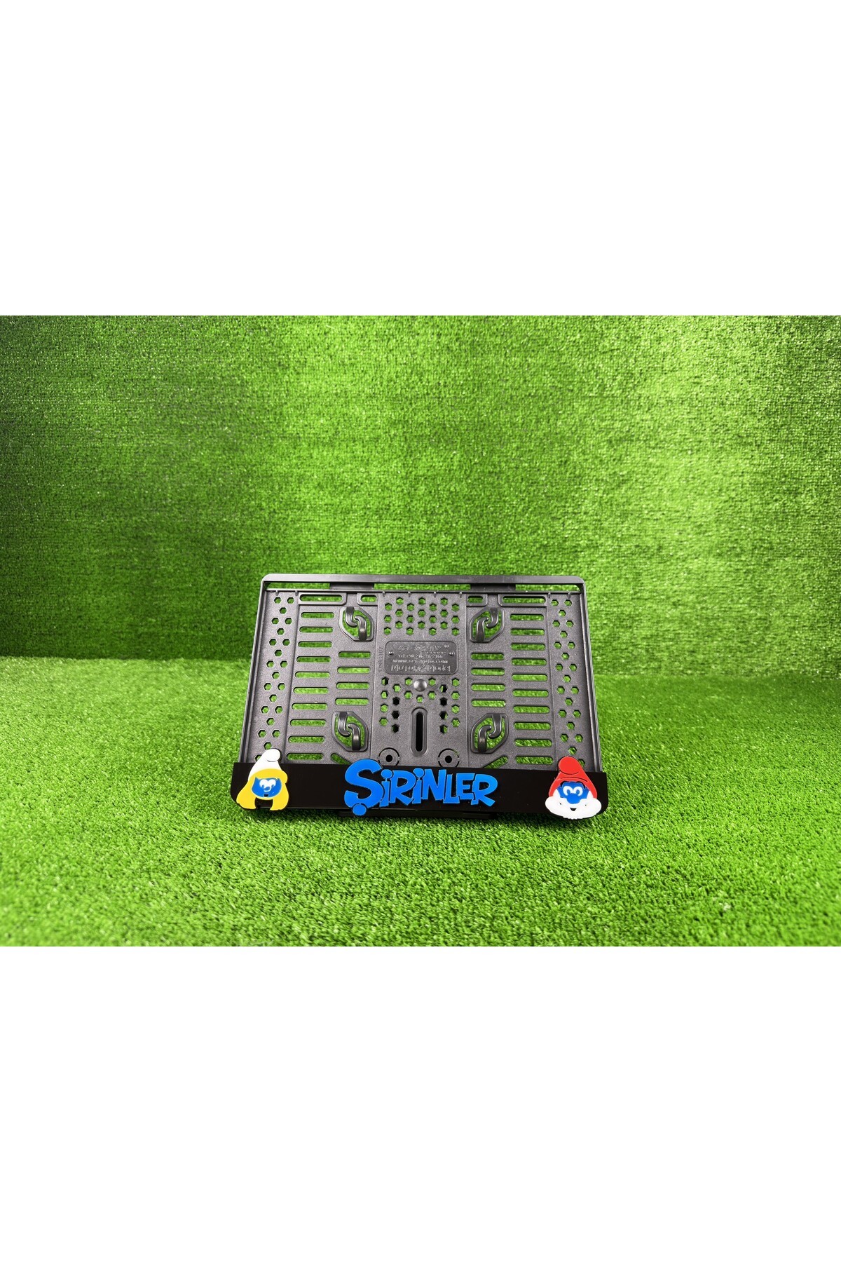ŞİRİNLER 3D KABARTMALI PLEKSİ MOTOR PLAKALIĞI
