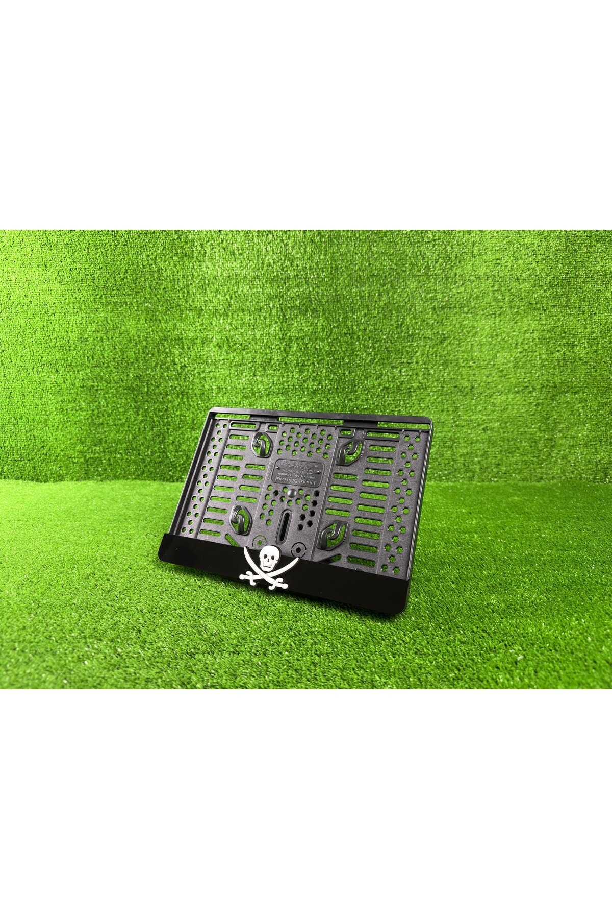 KORSAN LOGOLU 3D KABARTMALI PLEKSİ MOTOR PLAKALIĞI