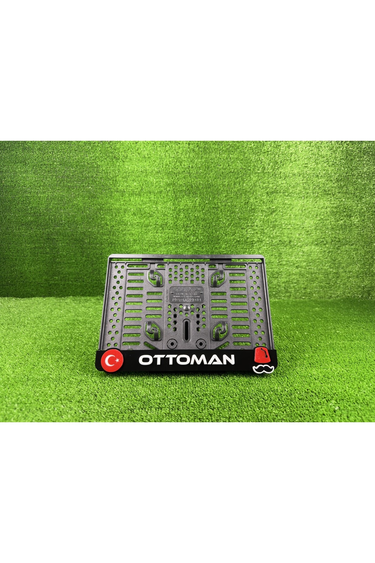 OTTOMAN 3D KABARTMALI PLEKSİ MOTOR PLAKALIĞI