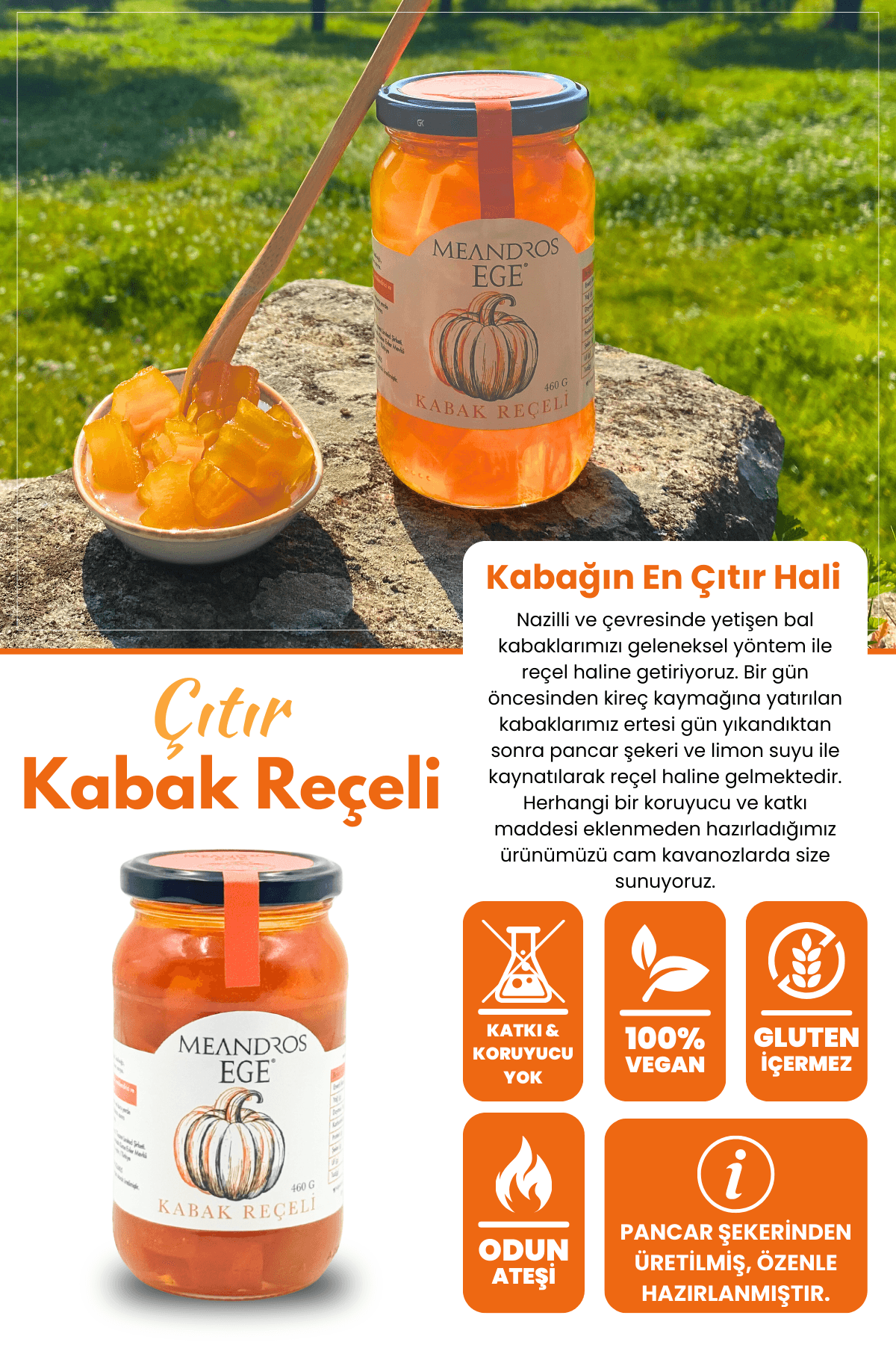 Çıtır Kabak Reçeli 460 gr
