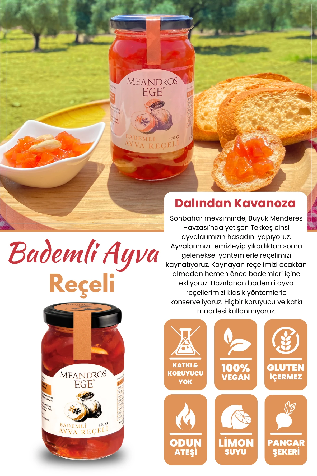 Ayva Reçeli (Bademli) 470 gr