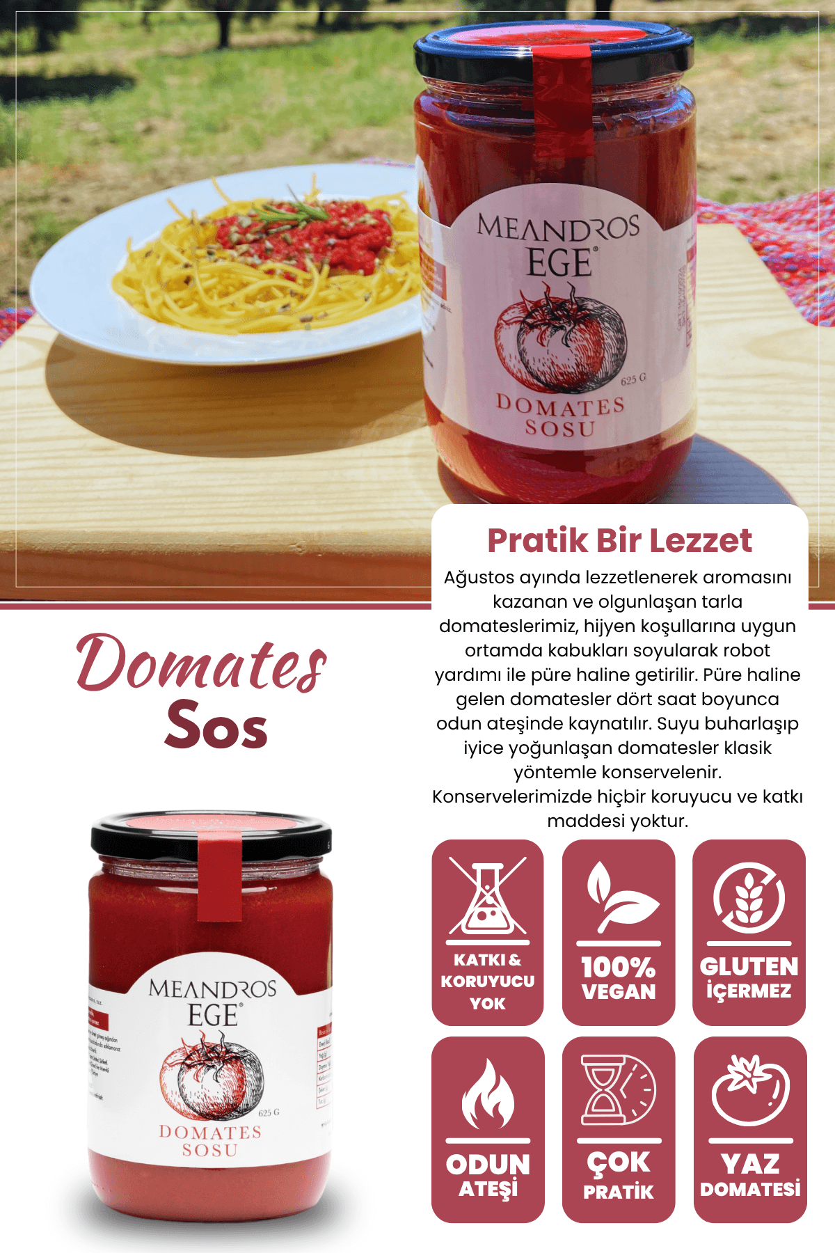 Domates Sosu 625 gr