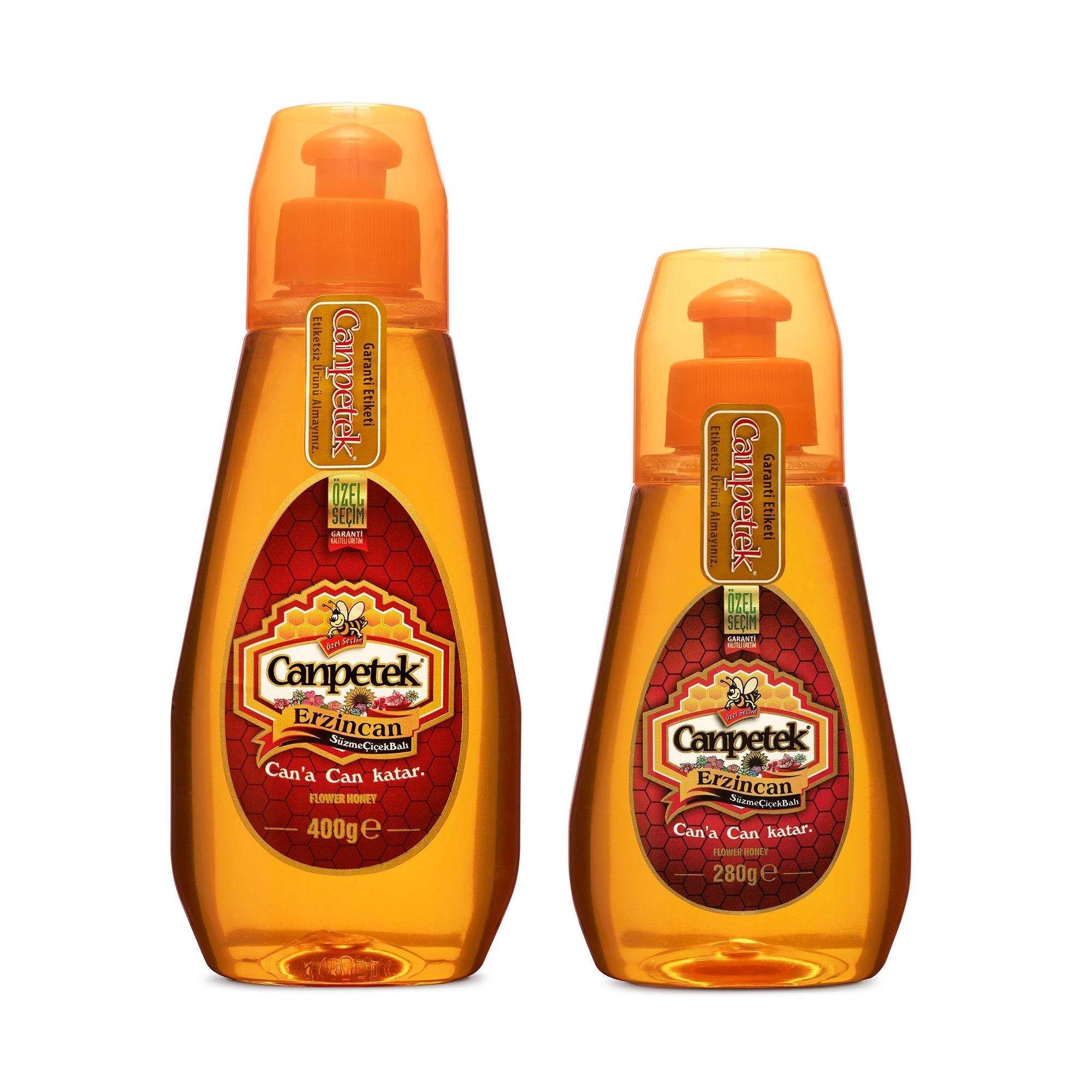 Canpetek Çıt Kapak Bal Paketi ( Süzme Çiçek Balı 400gr + Süzme Çiçek Balı 280gr )