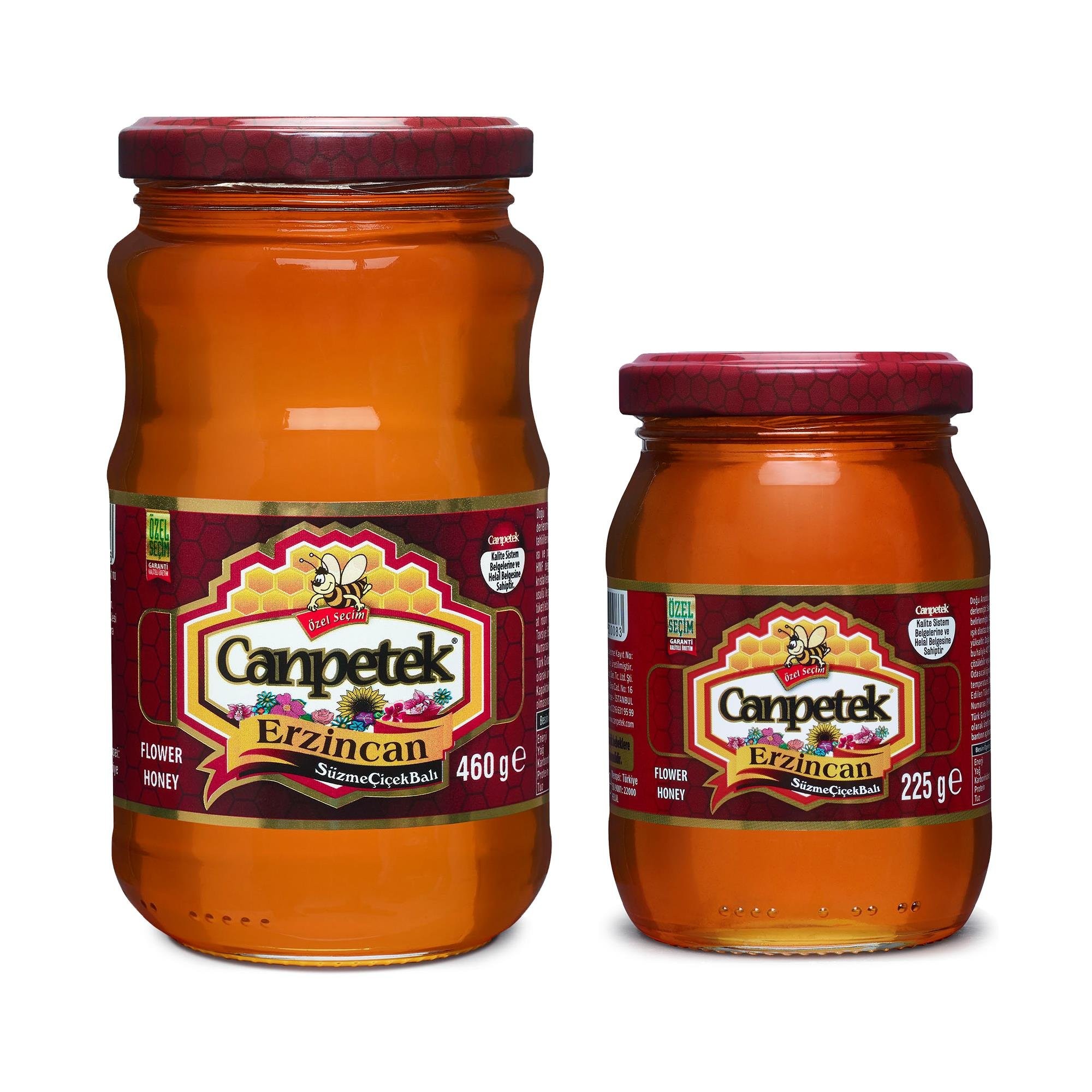 Canpetek Süzme Bal Paketi ( Süzme Çiçek Balı 460gr + Süzme Çiçek Balı 225gr