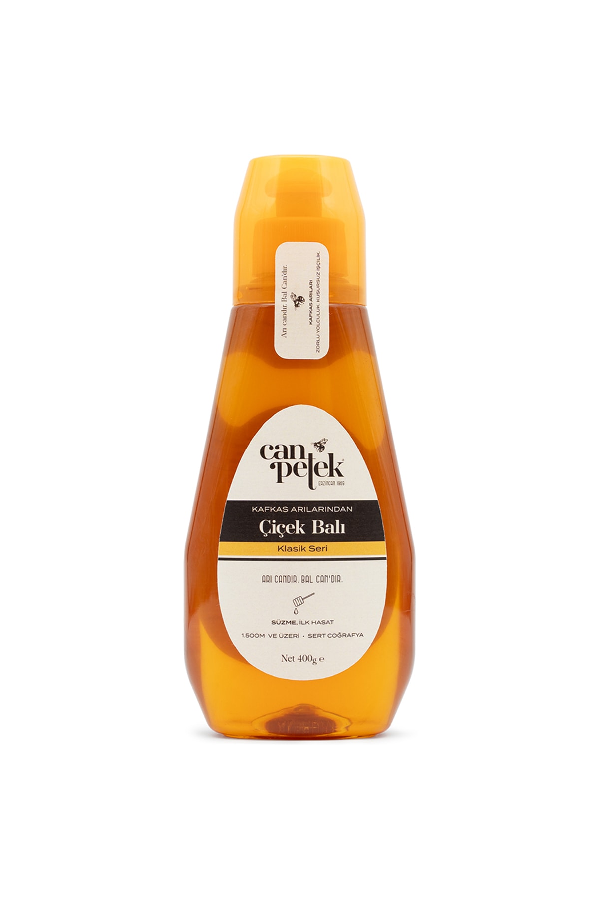 Canpetek Süzme Çiçek Balı Pratik Kapak 400 g