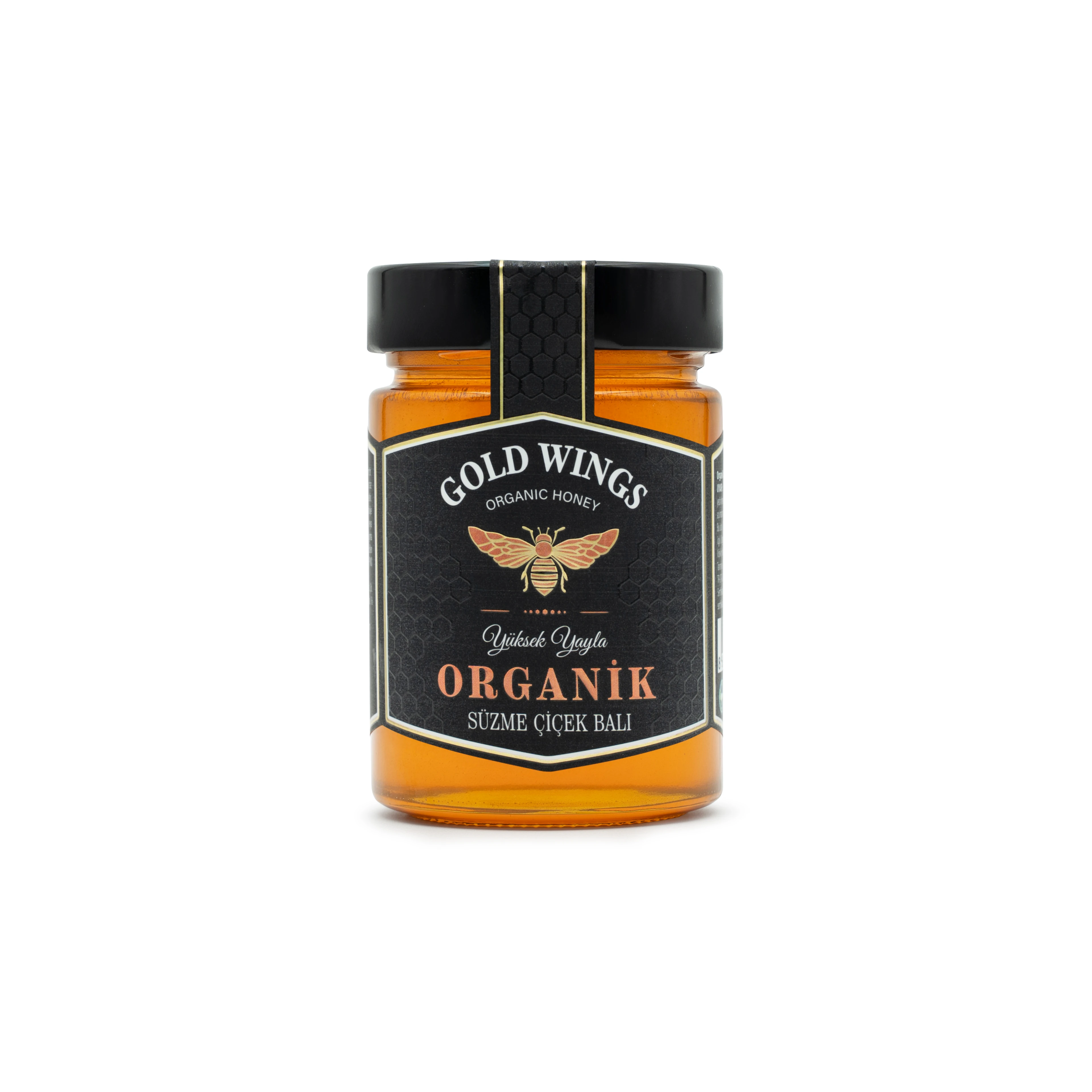 Gold Wıngs Organik Yüksek Yayla Çiçek Balı 450 g