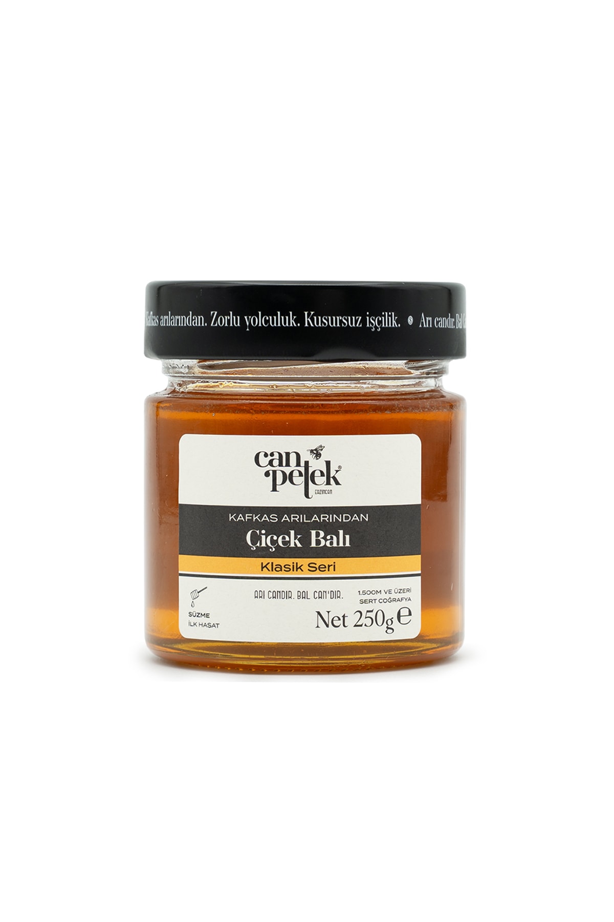 Canpetek Süzme Çiçek Balı Kavanoz 250 g