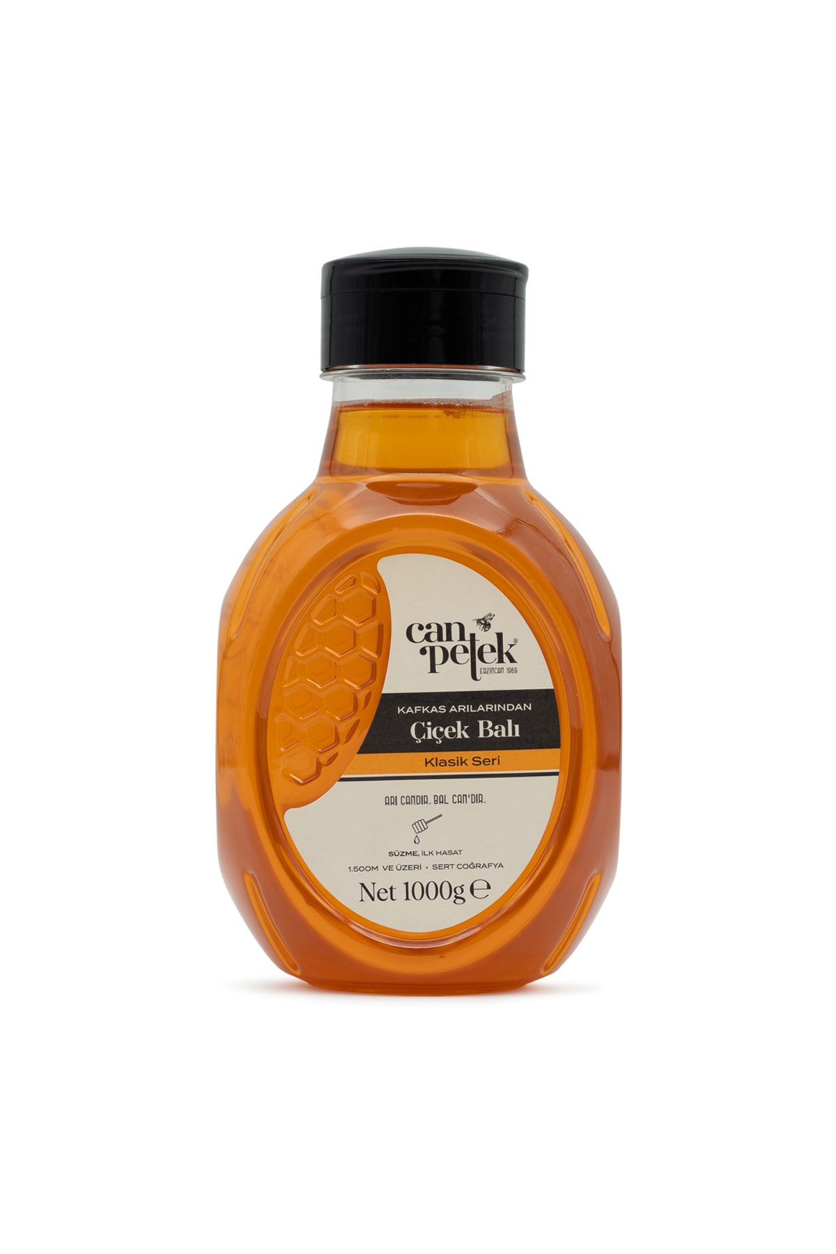Canpetek Süzme Çiçek Balı Pet Matara 1000 g
