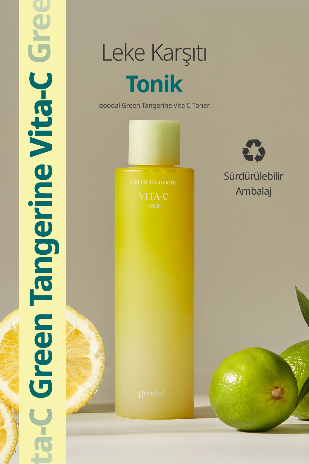 Green Tangerine Vita C Toner - Yeşil Mandalina Özlü Aydınlatıcı & Leke Karşıtı Tonik
