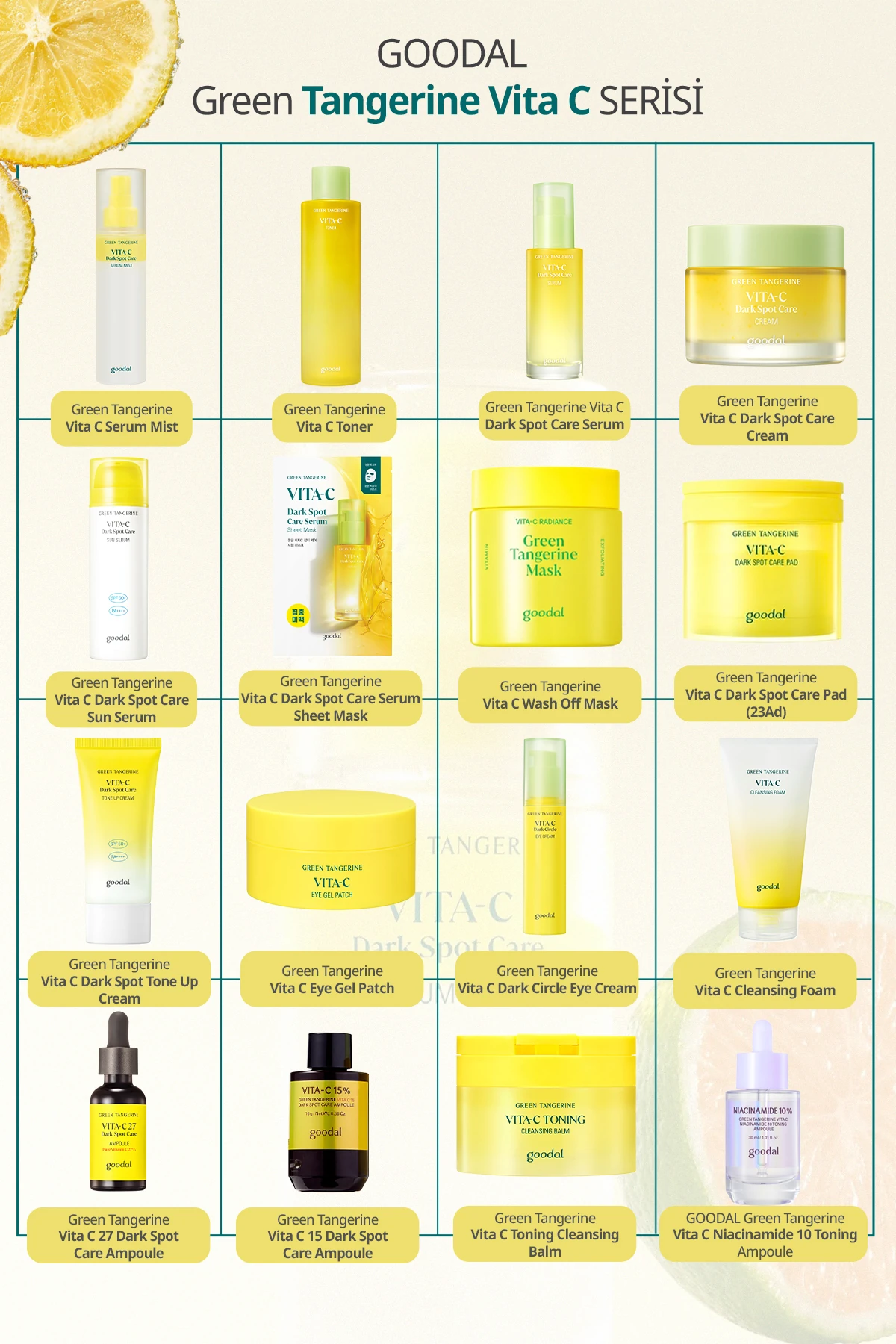 Green Tangerine Vita C Toner - Yeşil Mandalina Özlü Aydınlatıcı & Leke Karşıtı Tonik