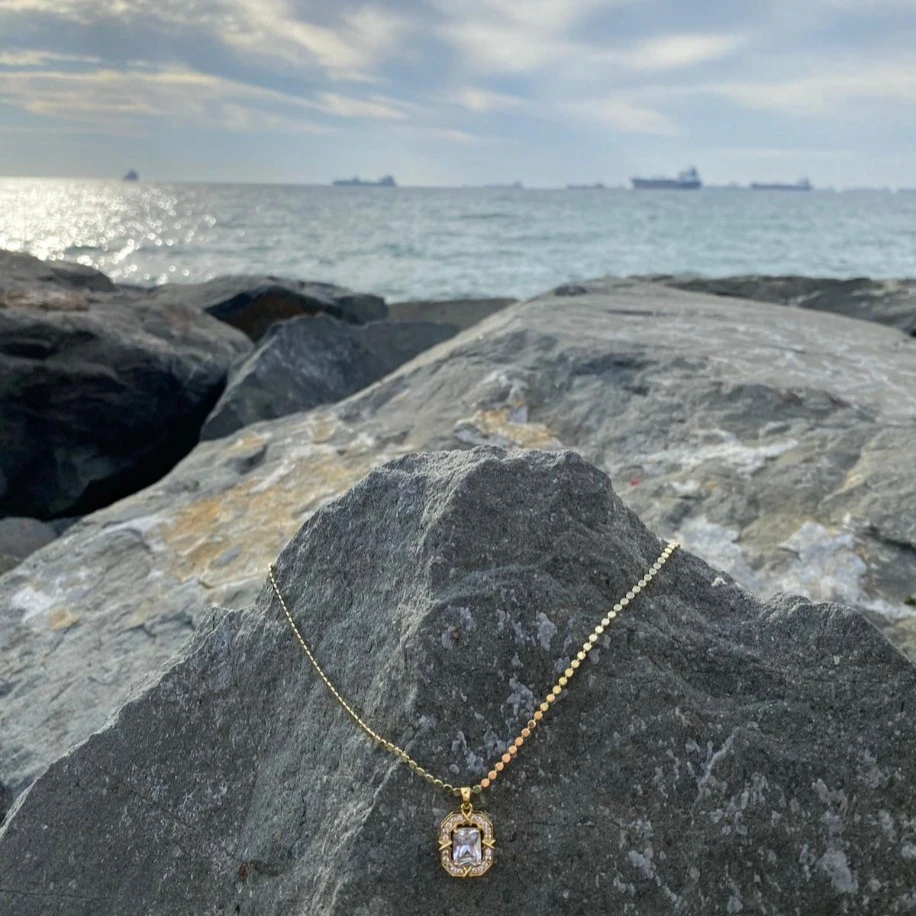 "Lumière" Çelik Kolye