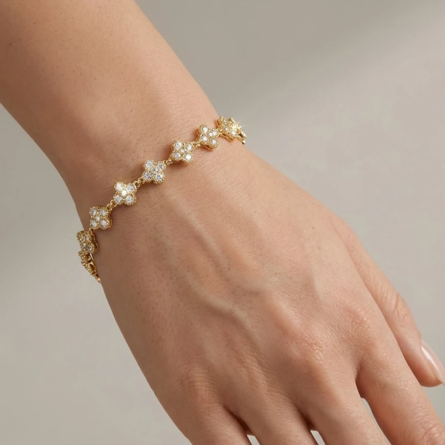 "Jardin d'Or" Çelik Bileklik