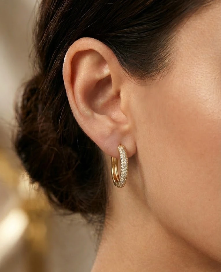 "Orbit" Çelik Küpe