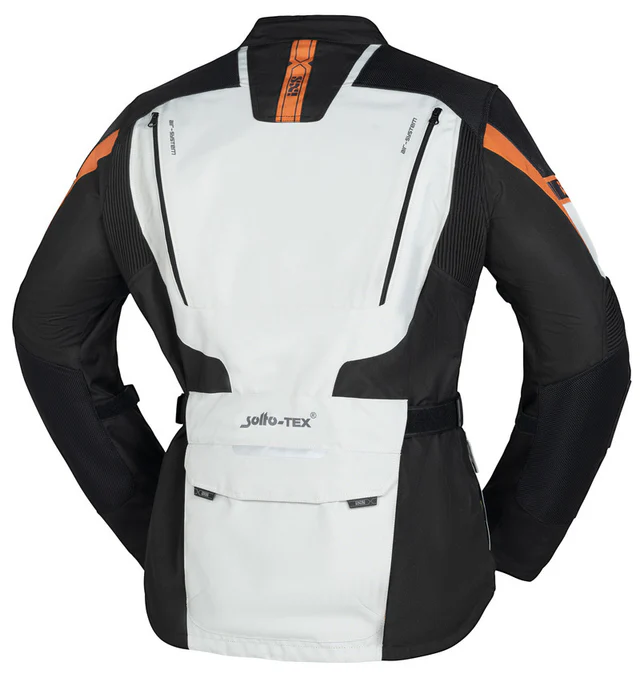IXS Lennik-ST Tour Jacket - Black Light Grey Brown