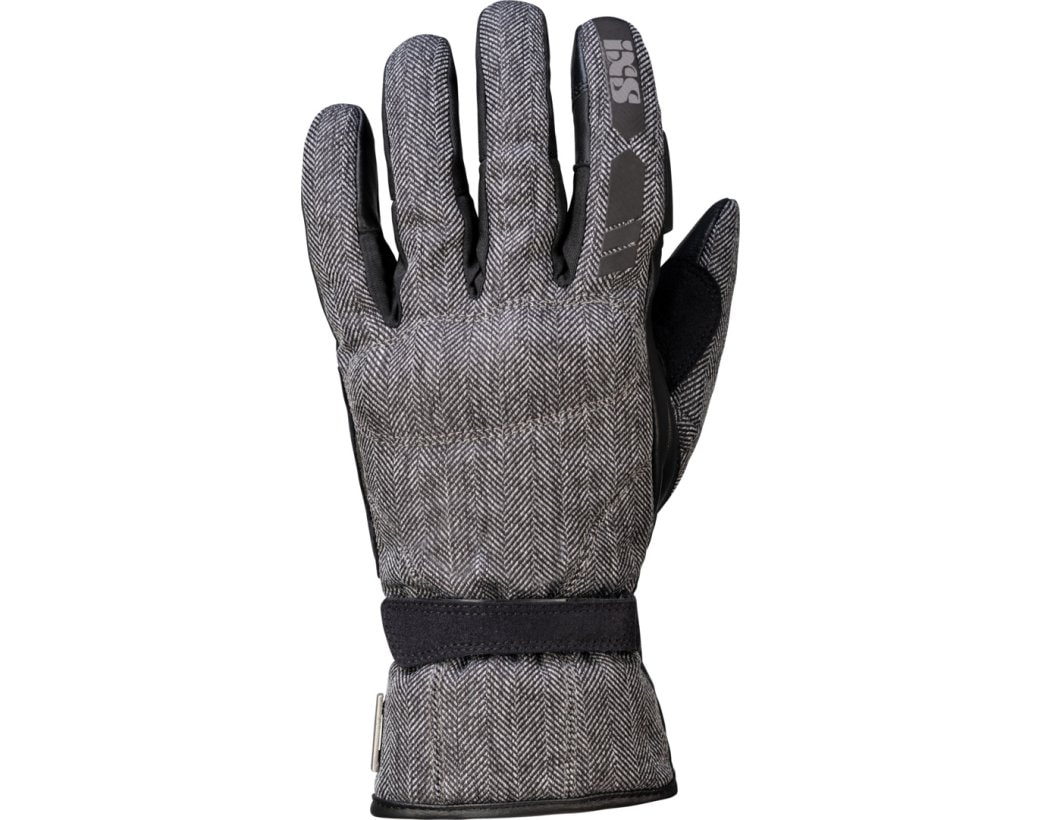 IXS Kadın Torino-Evo-ST 3.0 Classic Glove - Black Grey 