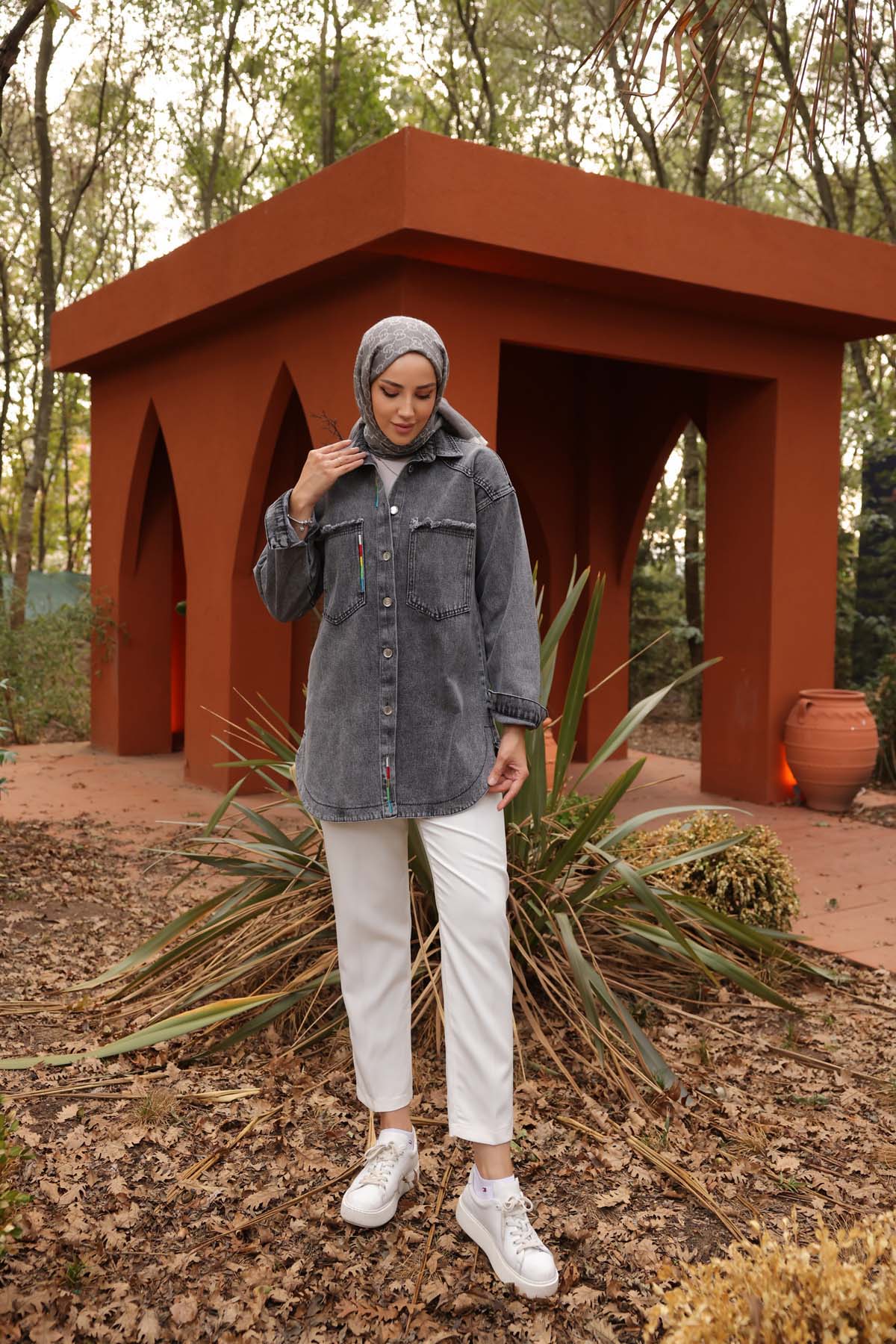 Kot Göğüs Çift Cepli Ceket