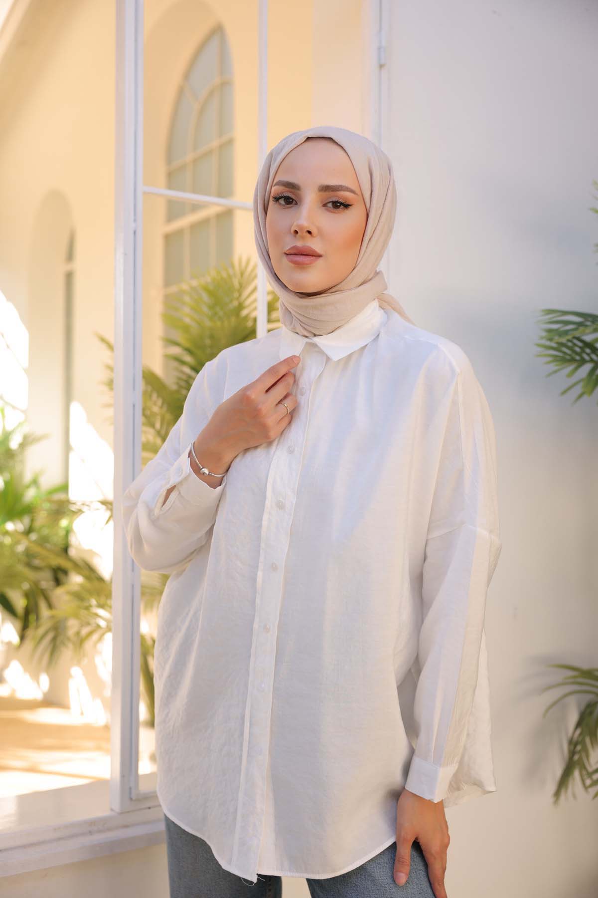 Uzun Kollu  Klasik  Gömlek