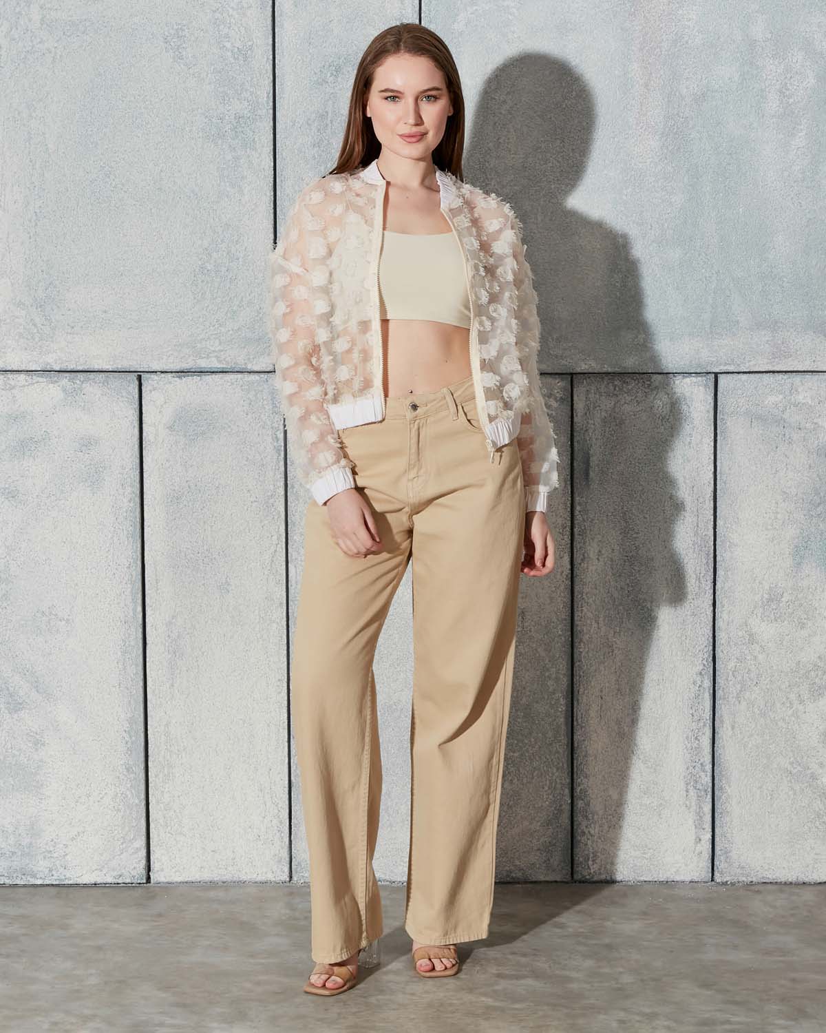 Kesmeli Organze Gömlek