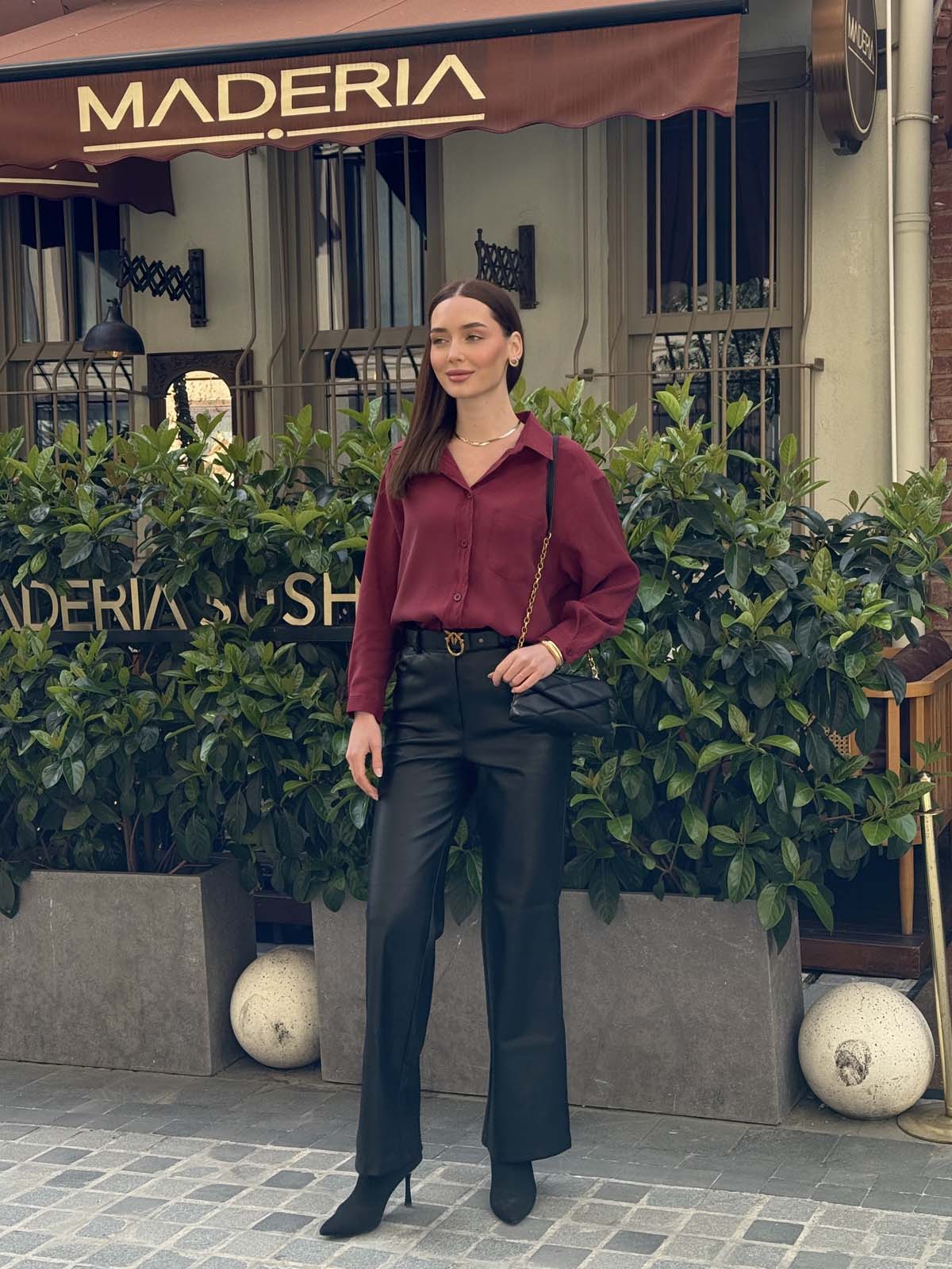 Tek Cepli   Modal Gömlek