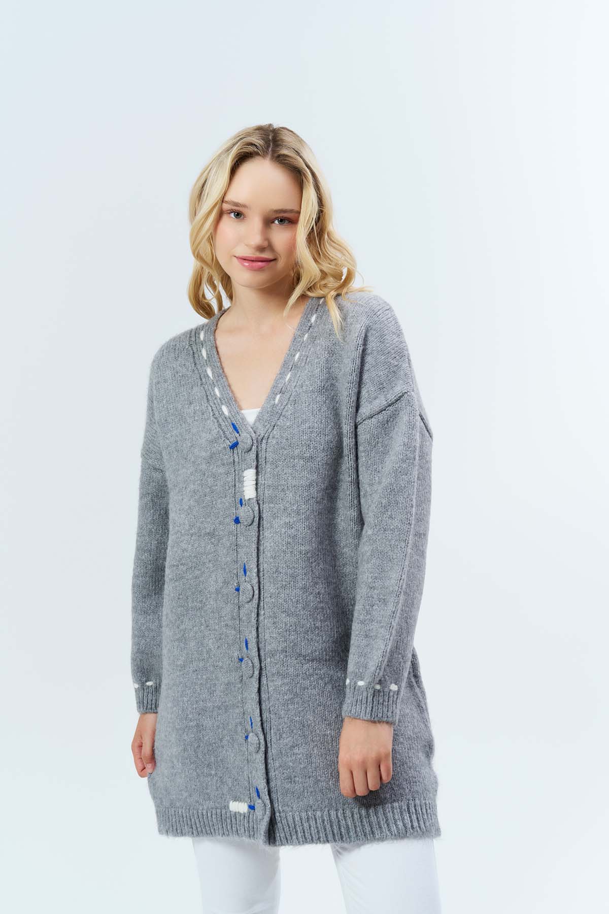 Şardonlu ELişili Hırka