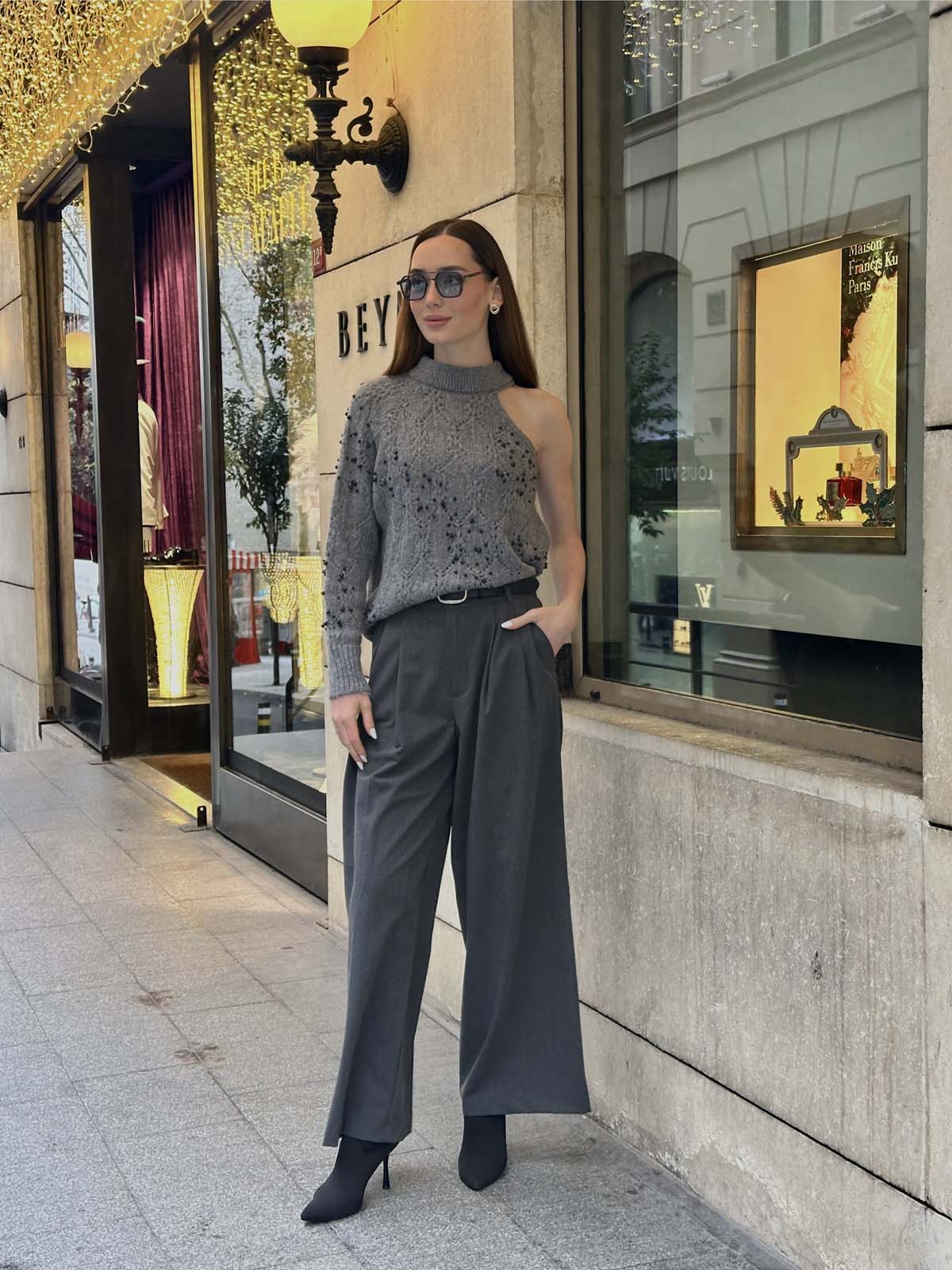 Şardon Omuz Detaylı Kazak