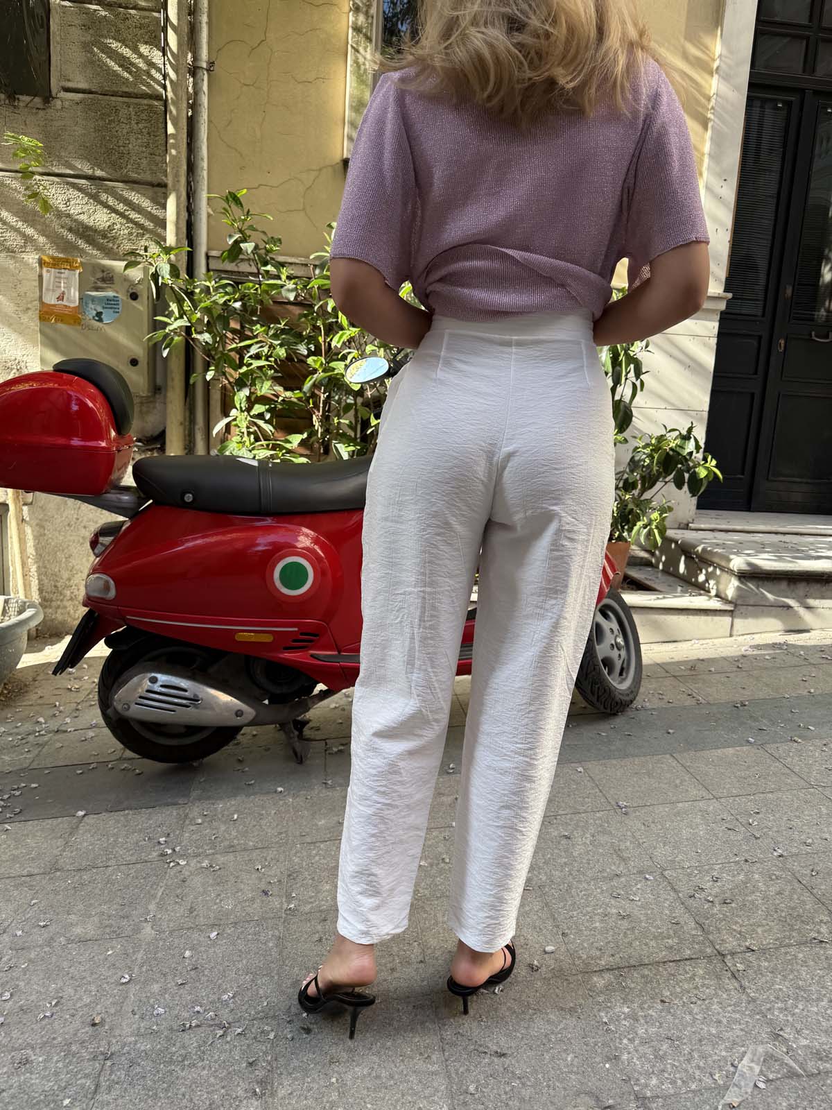 Çift  Pileli  Pantolon