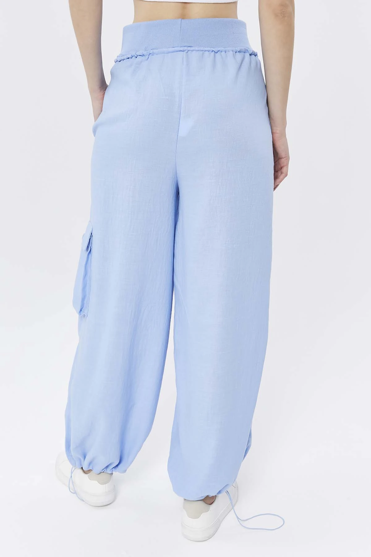 Geniş Kalıp Cepli Eşofman Altı  Pantolon