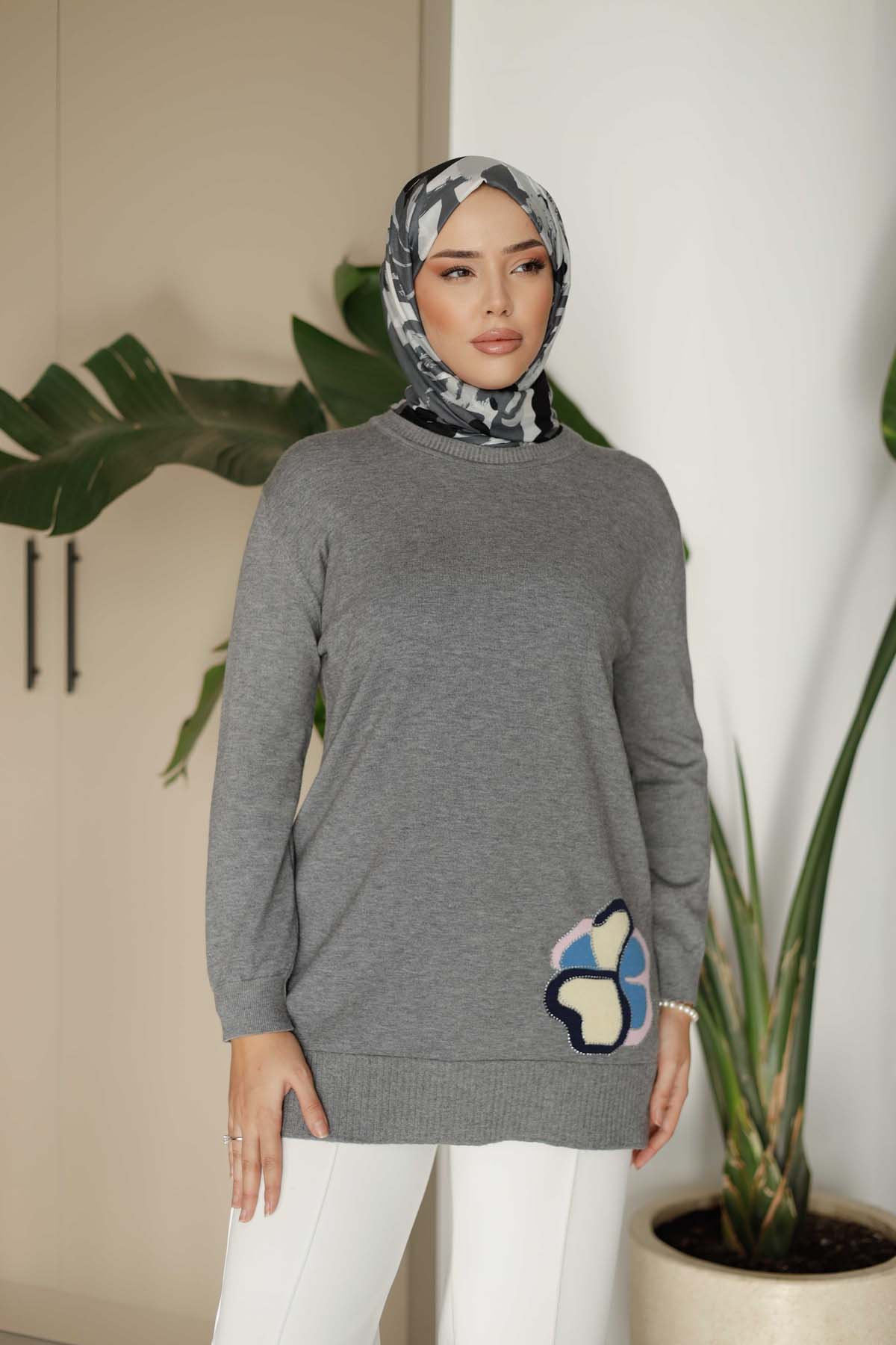 Korspan Nakışlı Tunik