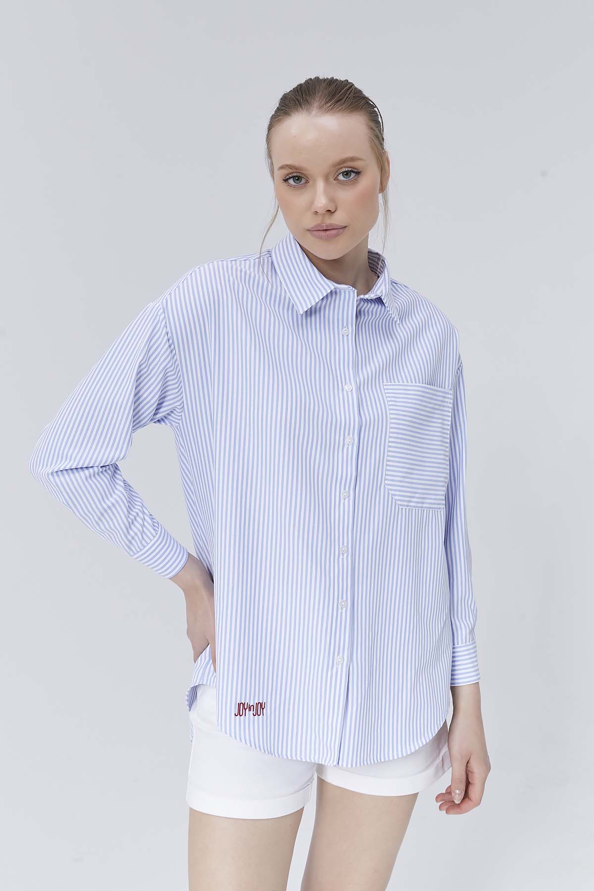 Joy in  Joy  Nakışlı  Gömlek