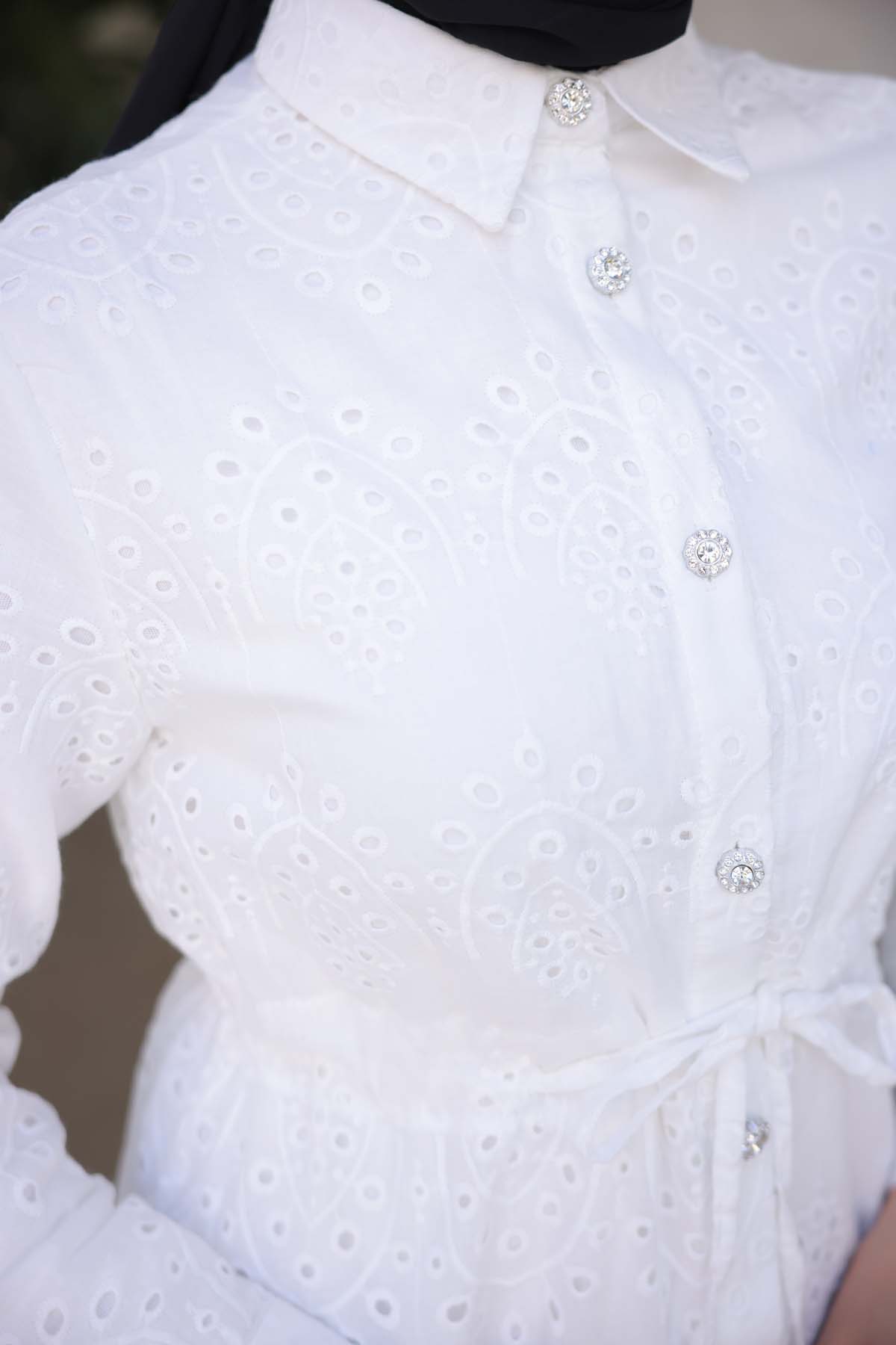 Beli Bağcıklı Tunik