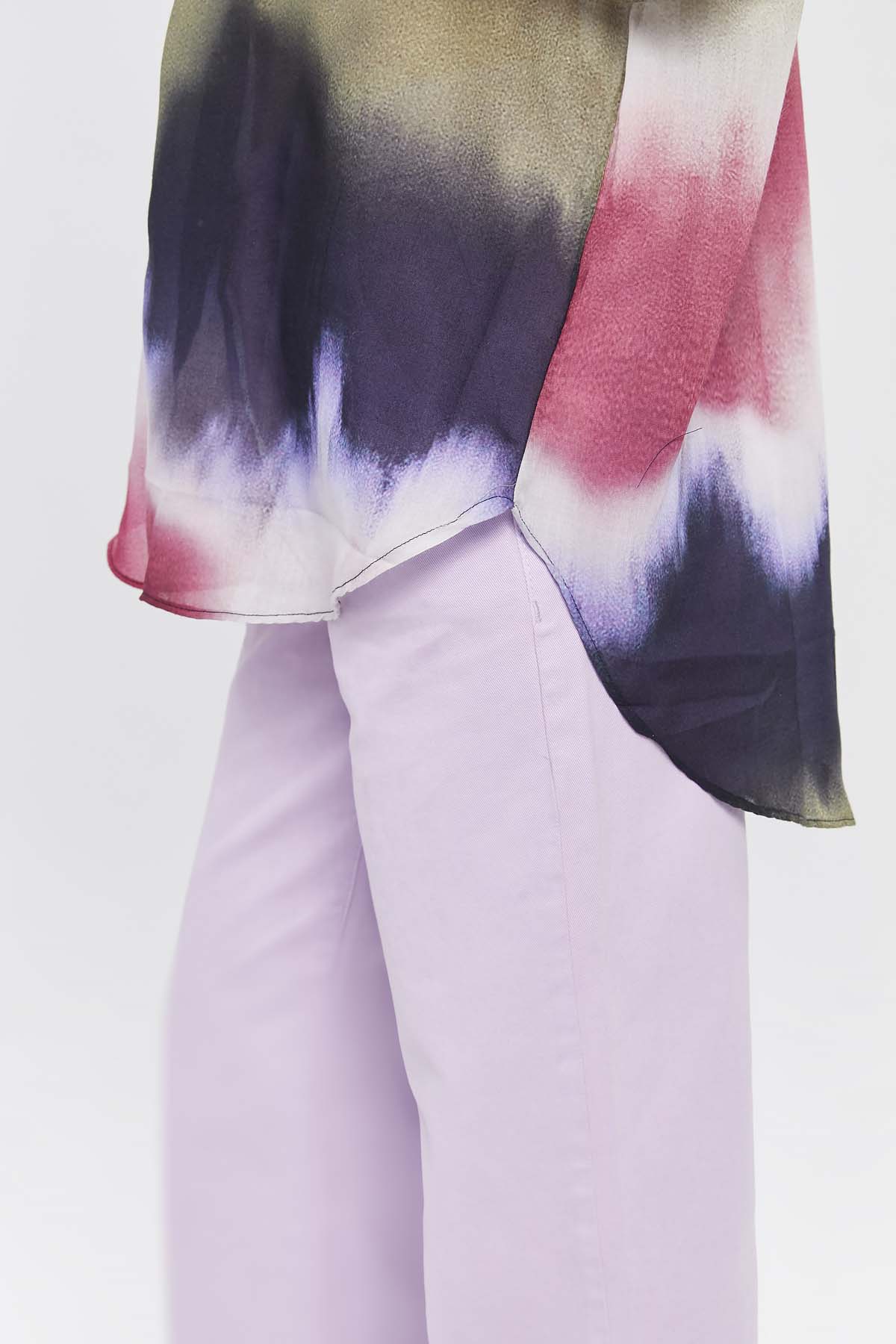 Batik Desen Geniş Kalıp Gömlek