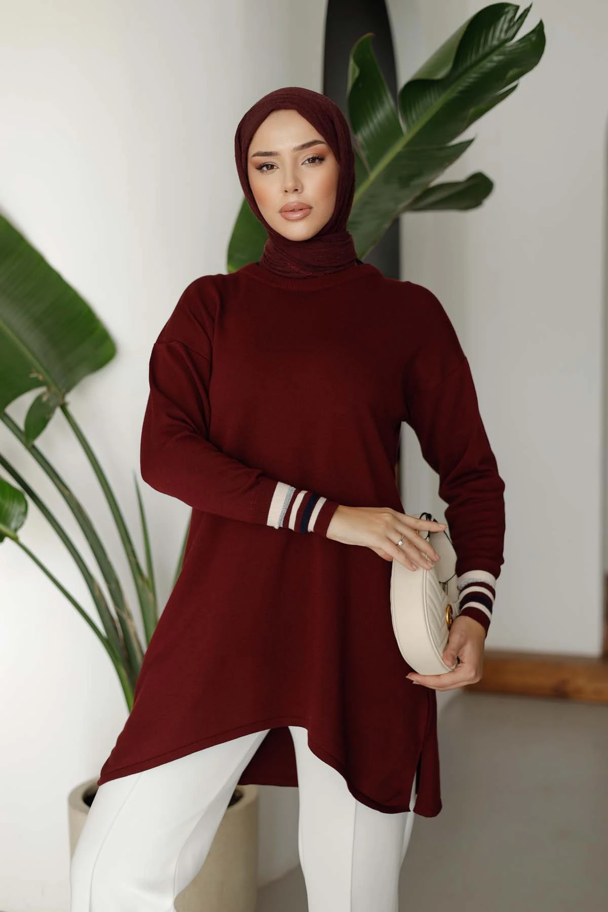 Tor Detaylı Modern Tunik