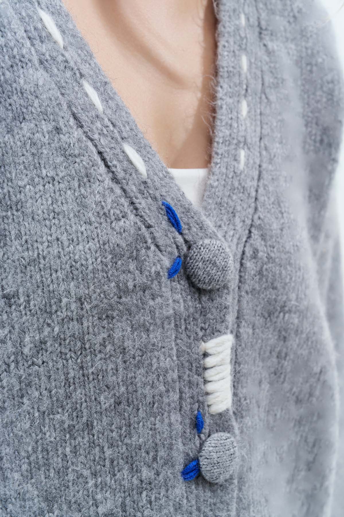 Şardonlu ELişili Hırka