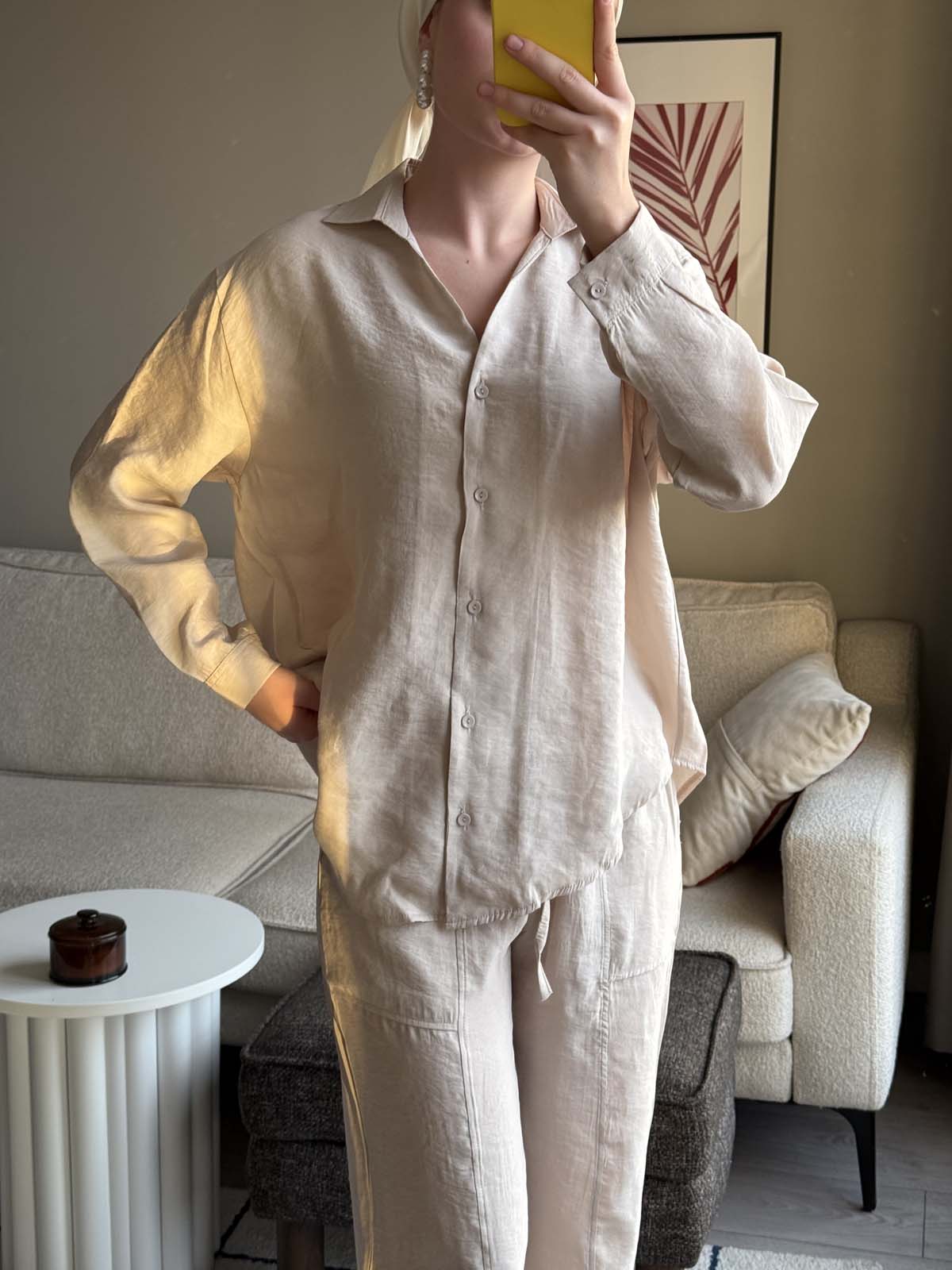 V Yaka  Modal  Gömlek