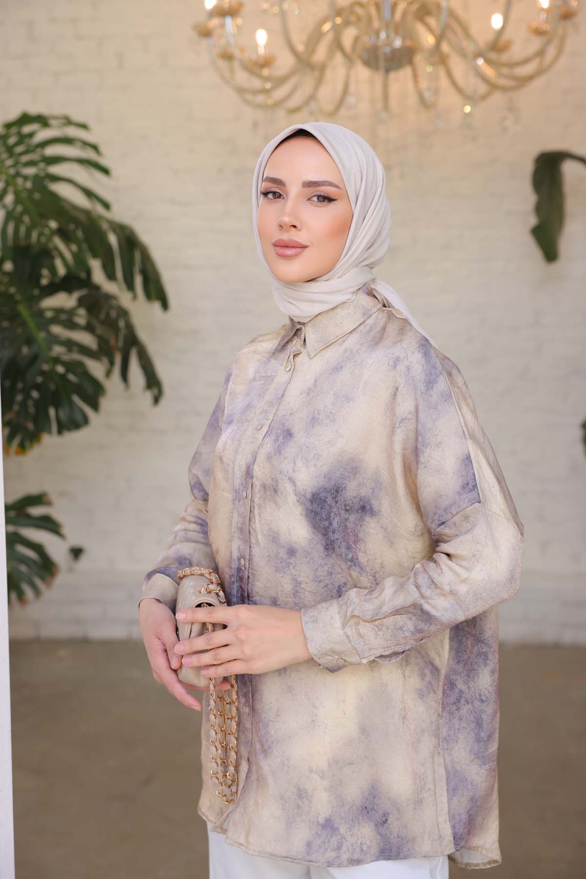 Batik Desenli  Gömlek