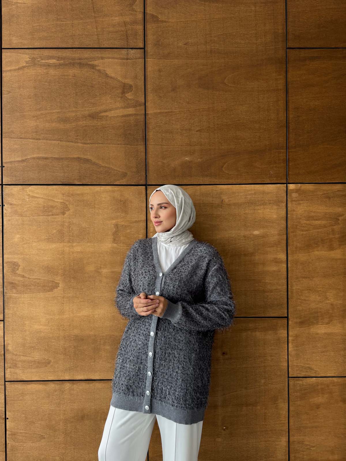 Korsman Ponpon Sakal Ceket