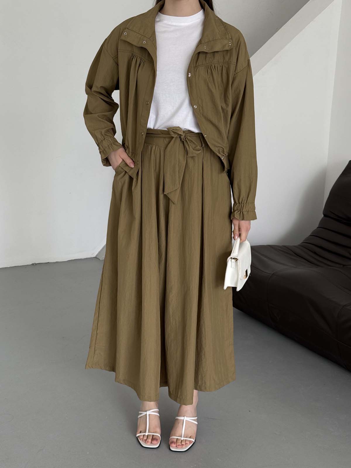 Kuşaklı Pantolon Etek