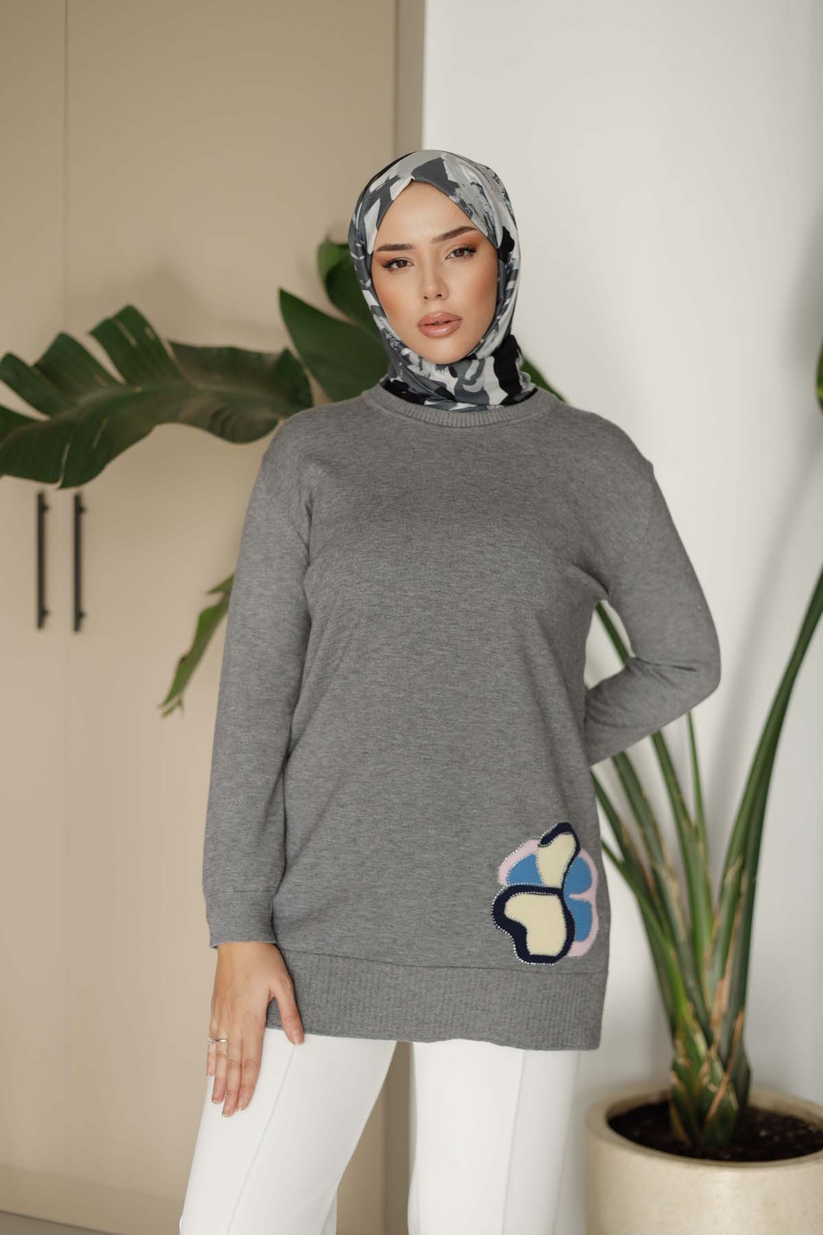 Korspan Nakışlı Tunik