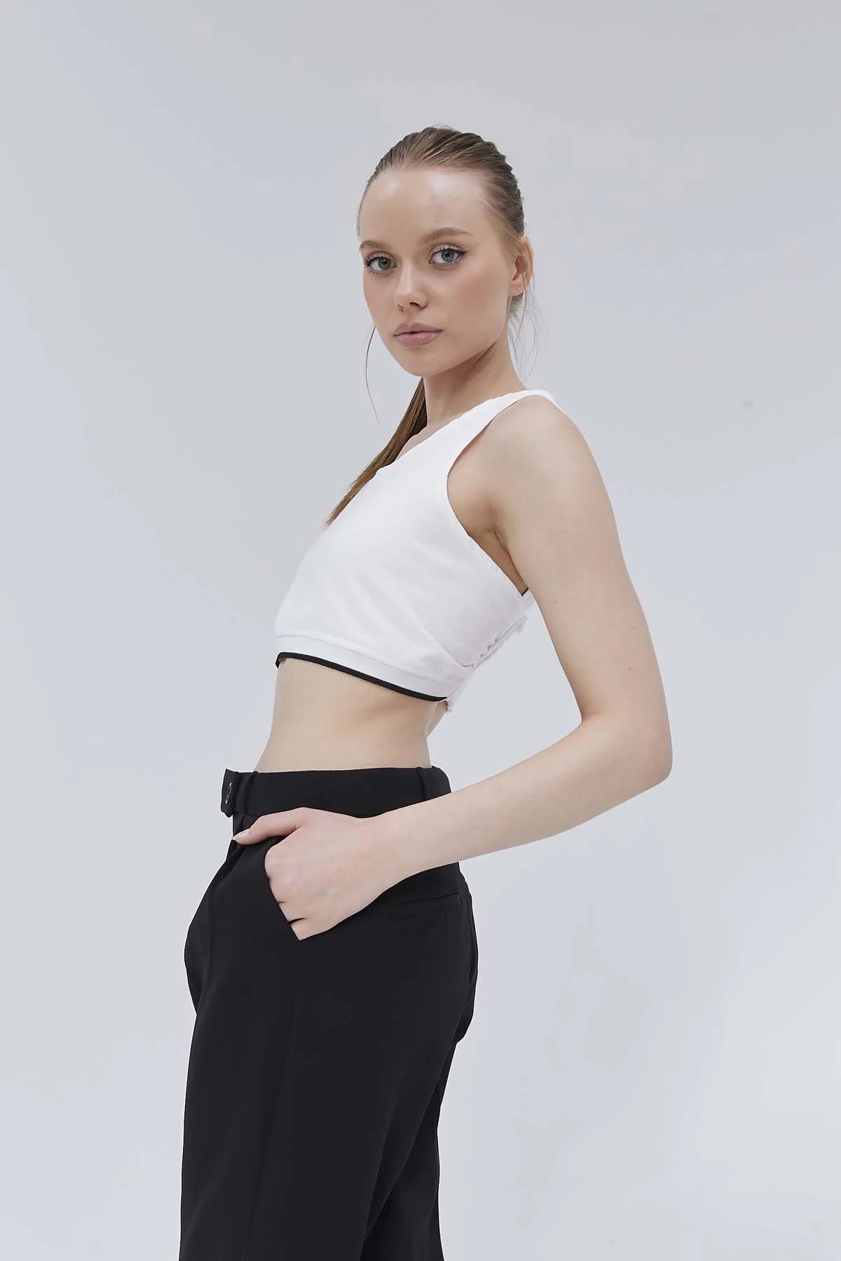 Kısa Crop Bluz Atlet