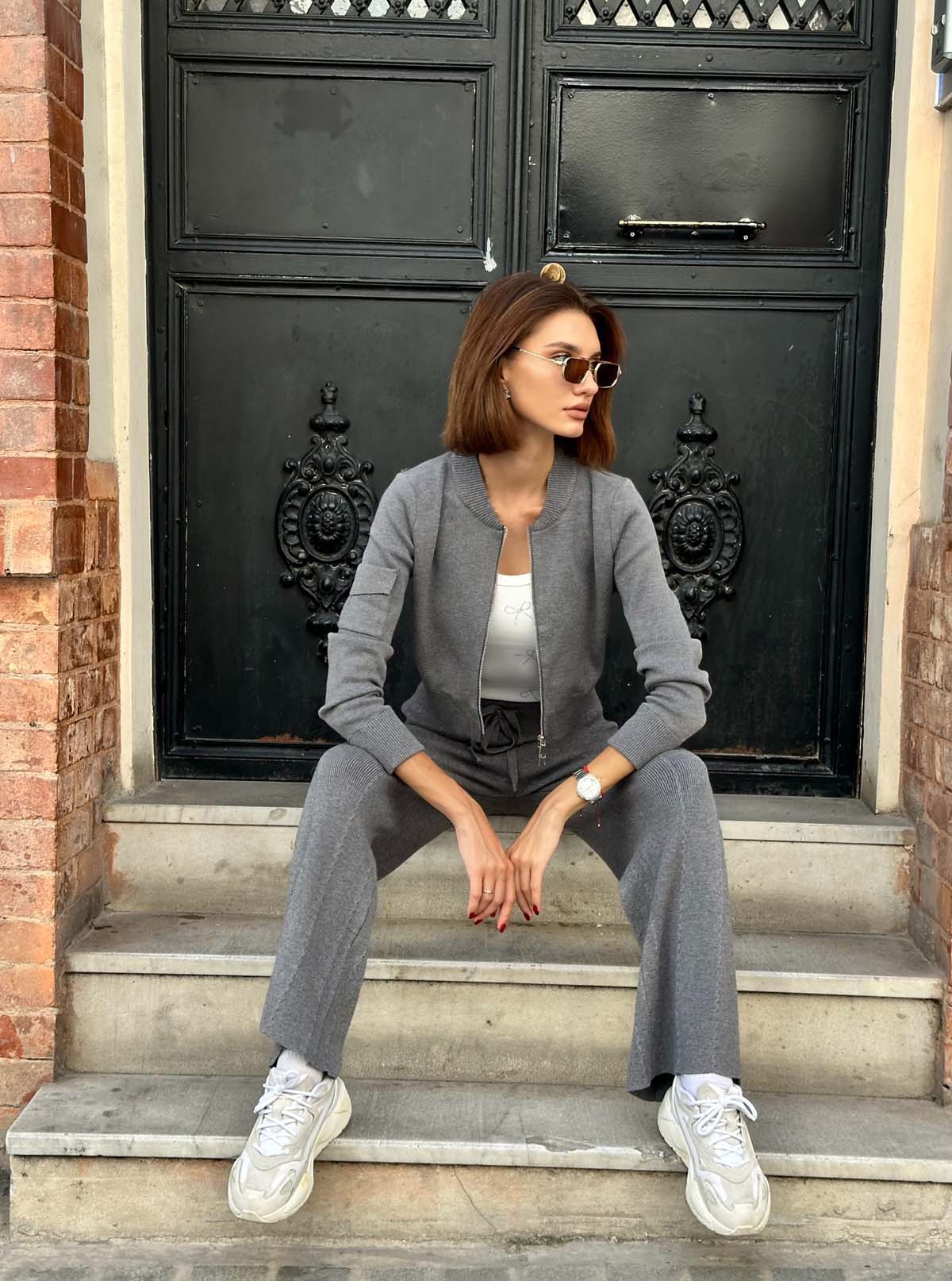 Korsman Saçlı İnce Fitilli Pantolon