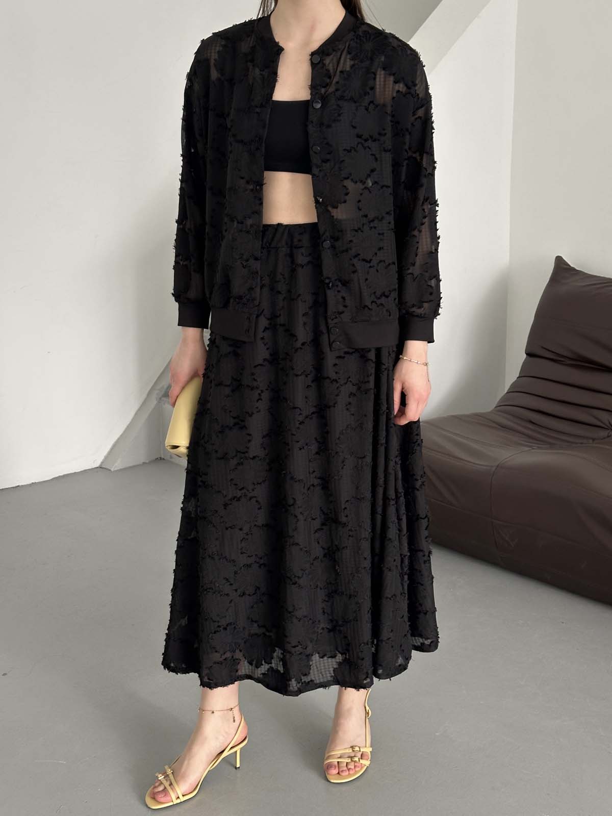 Kesme Şifon  Bomber