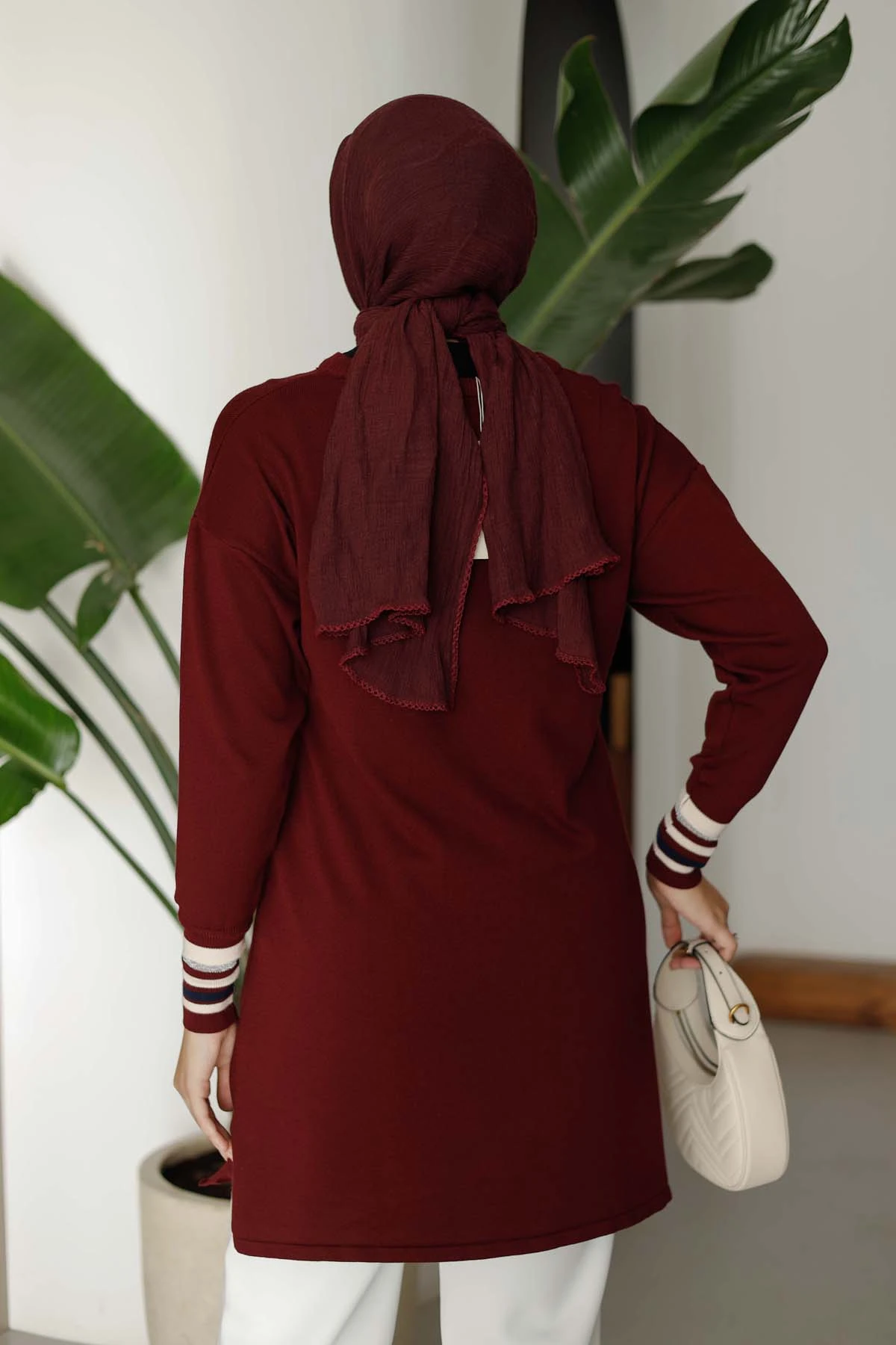 Tor Detaylı Modern Tunik