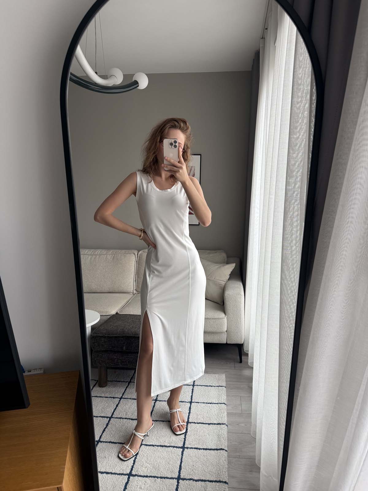 YIRTMAÇLI PENYE ELBİSE