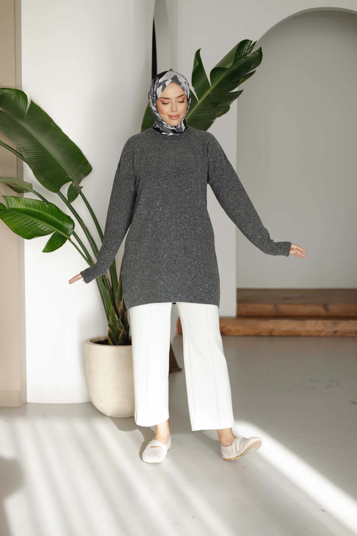 Simli Ve Pullu Tunik