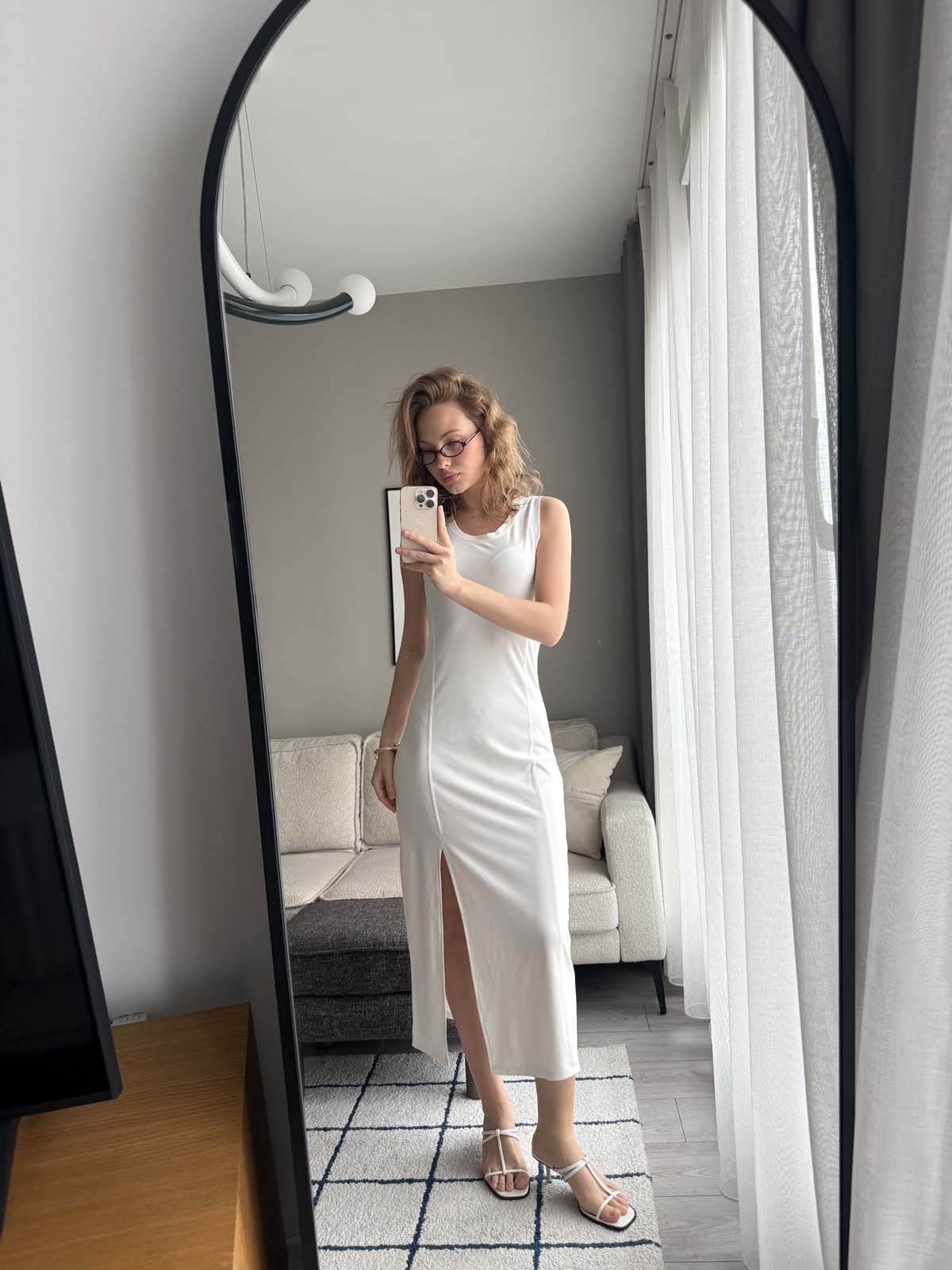 YIRTMAÇLI PENYE ELBİSE