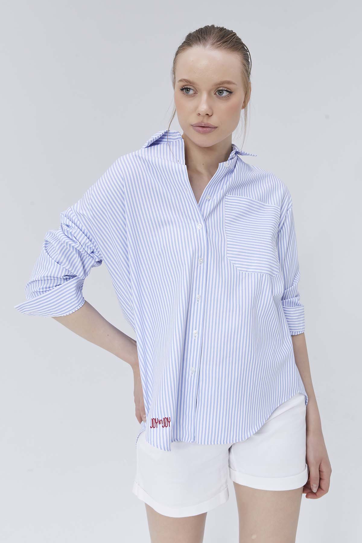 Joy in  Joy  Nakışlı  Gömlek