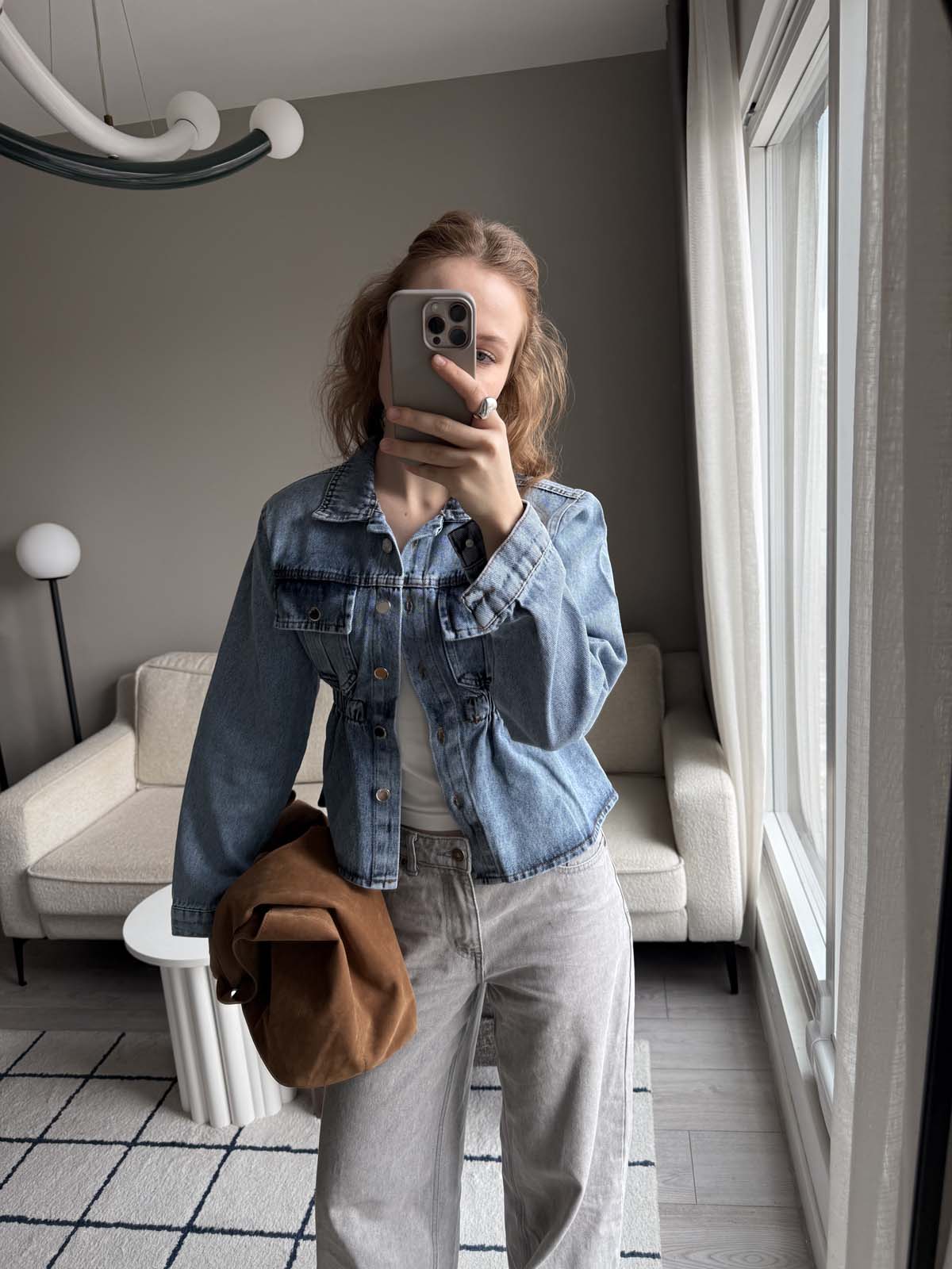 Kot Göğüs Çift Cepli Hırka