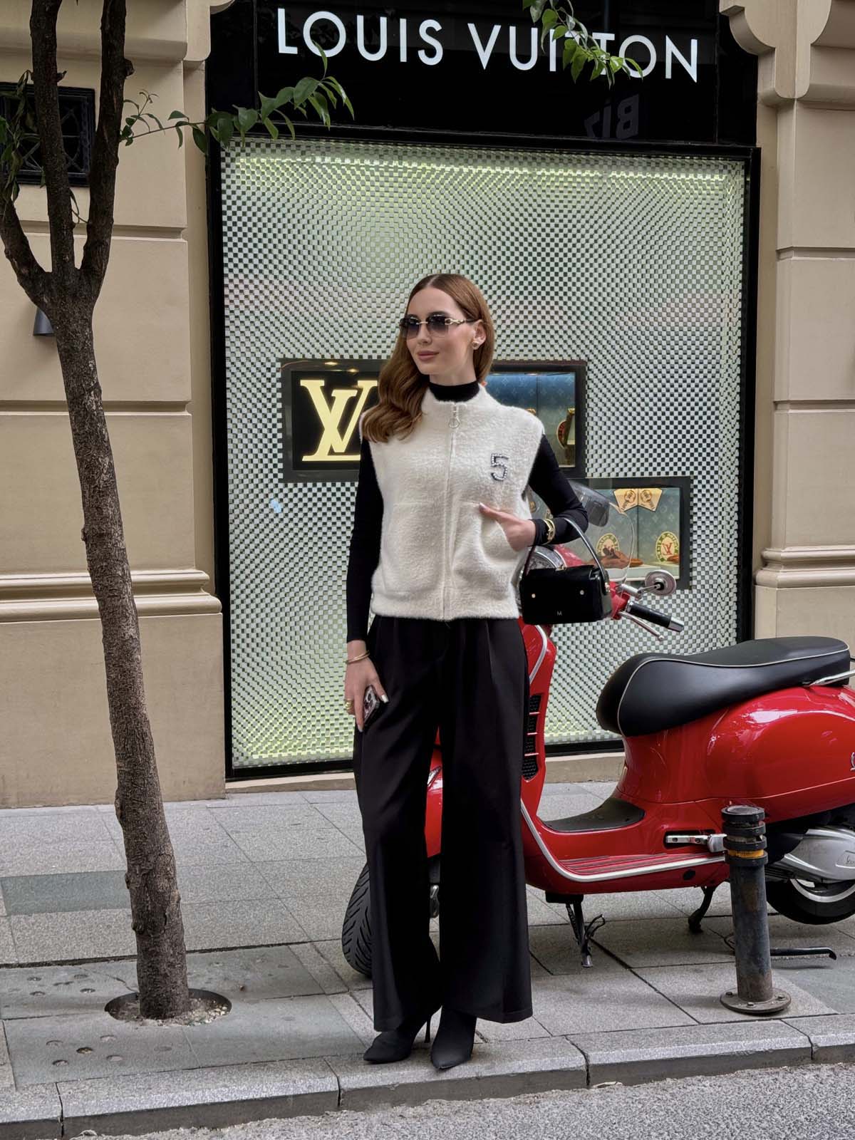 Angora Fermuarlı Yelek